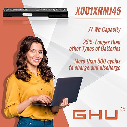 Miniatura 5 de GHU Nueva VH08 - Batería para portátil compatible con HP Elitebook 8560W 8570W 8760W 8770W Mobile Workstation 632427-001 632425-001 632113-141