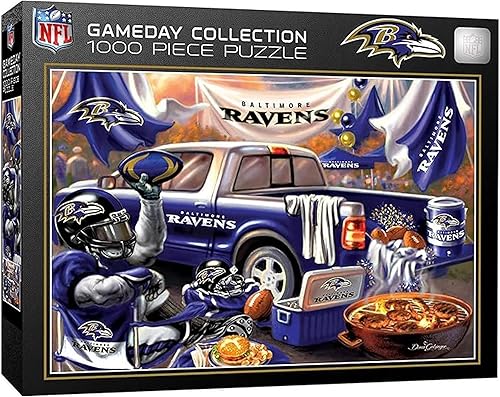Miniatura 25 de MasterPieces Rompecabezas de 1000 piezas para adultos, NFL Green Bay Packers Gameday de 19.25 x 26.75 pulgadas