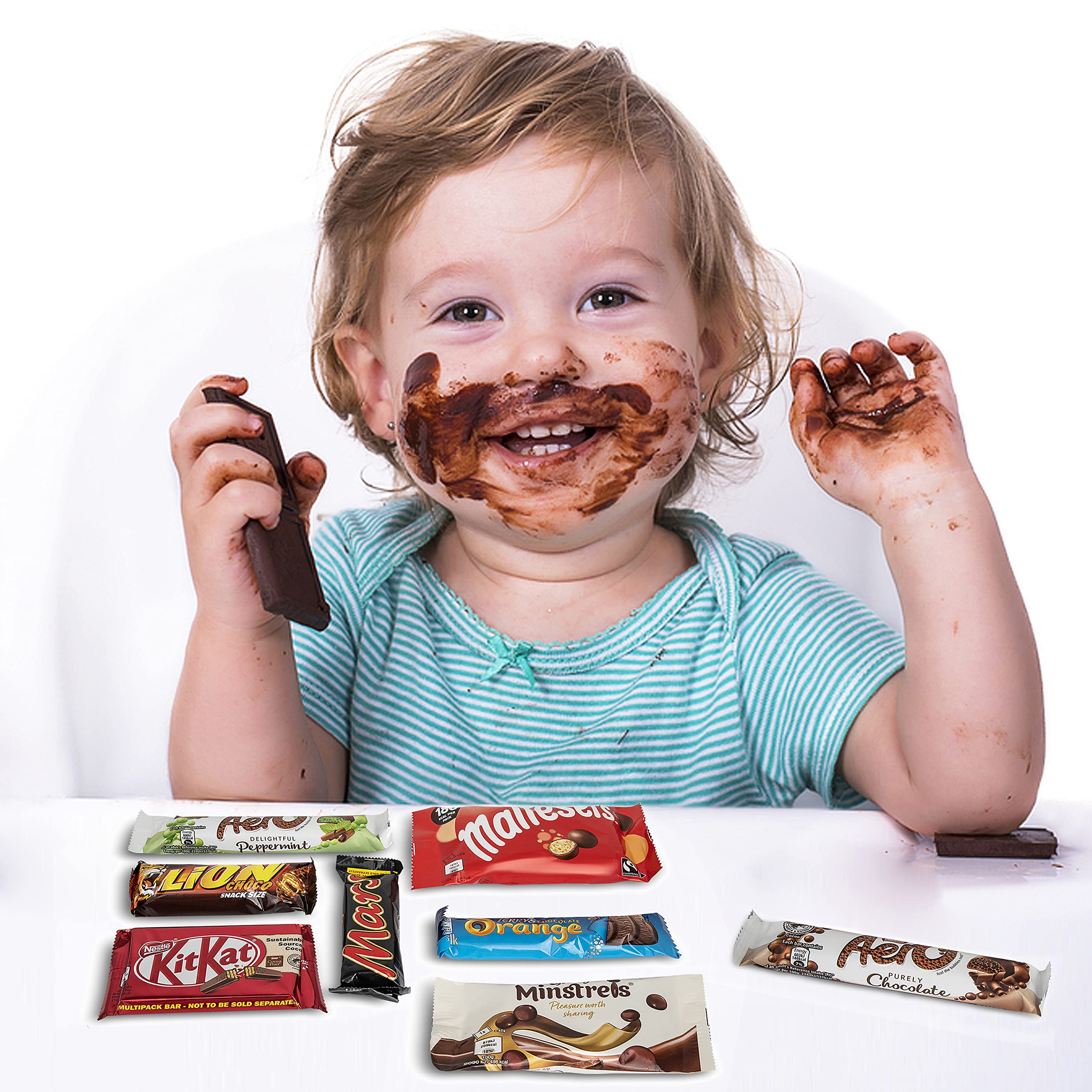 Select UK Chocolates Box 8 Full Size British Chocolate Bars and