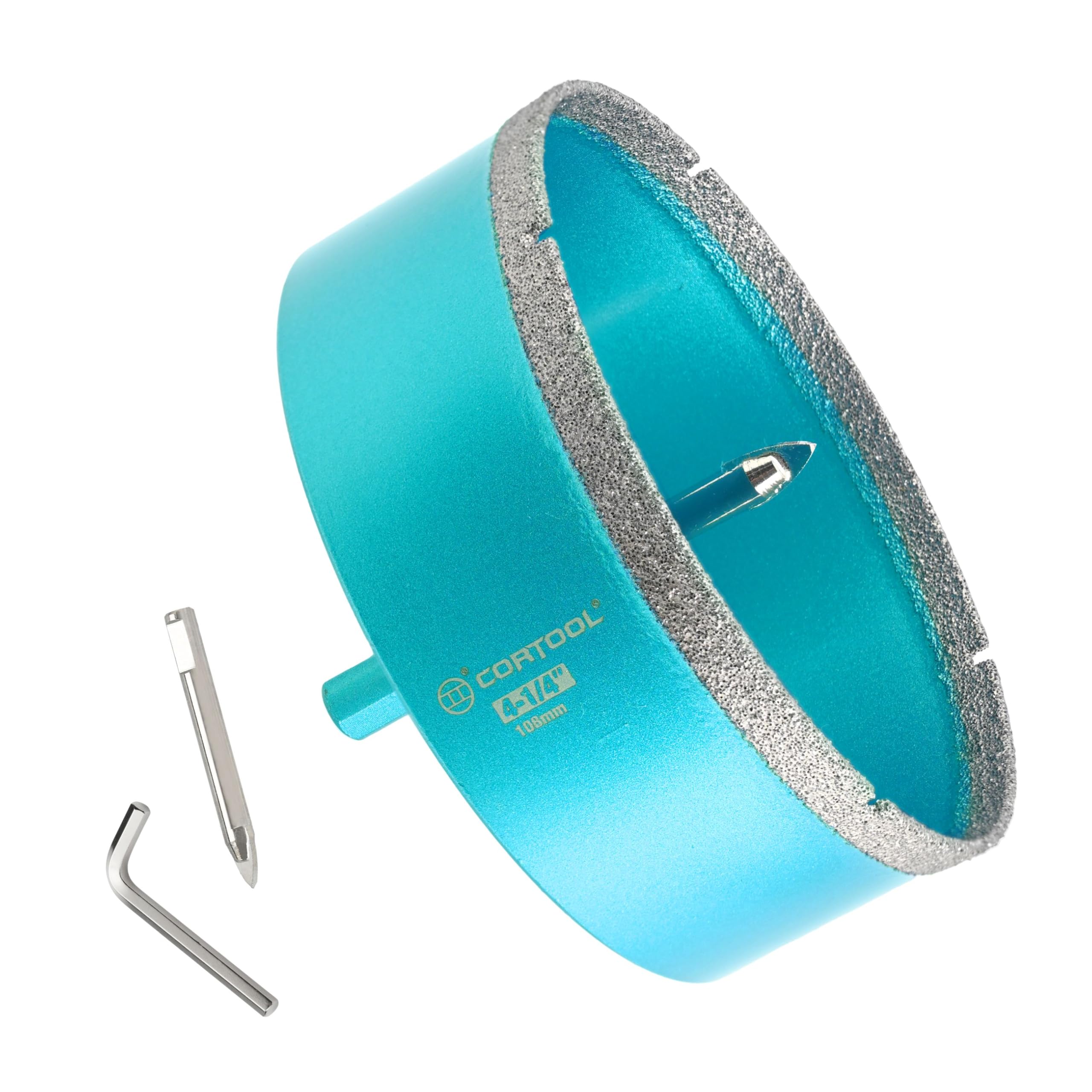 4" Diamond Hole Saw - Cuts Tile, Stone & More -15