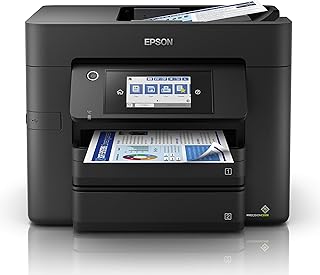 Epson WorkForce WF-4830 All-in-One Wireless Colour Printer with Scanner, Copier, Fax, Ethernet, Wi-Fi Direct and ADF , Black