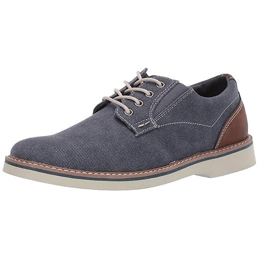 Oxford Nunn Bush Barklay Canvas Plain Toe Oxford Lace Up masculino