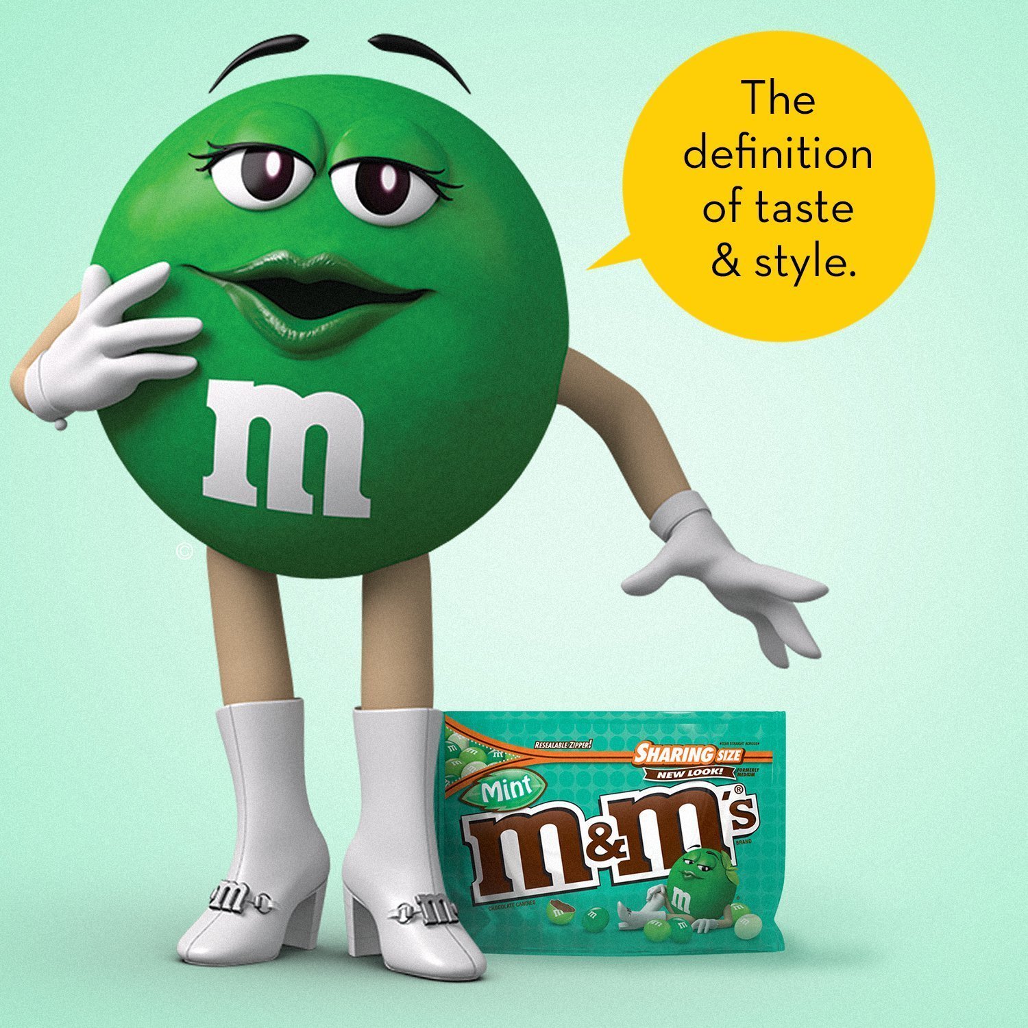 Amazon | M&M's (New-Sharing Size) (ミント) [並行輸入品] | M&M's