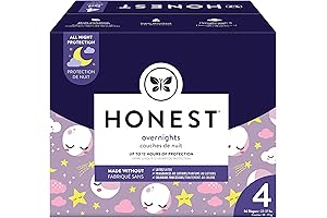 The Honest Company Clean Conscious Overnight Diapers; Size 4