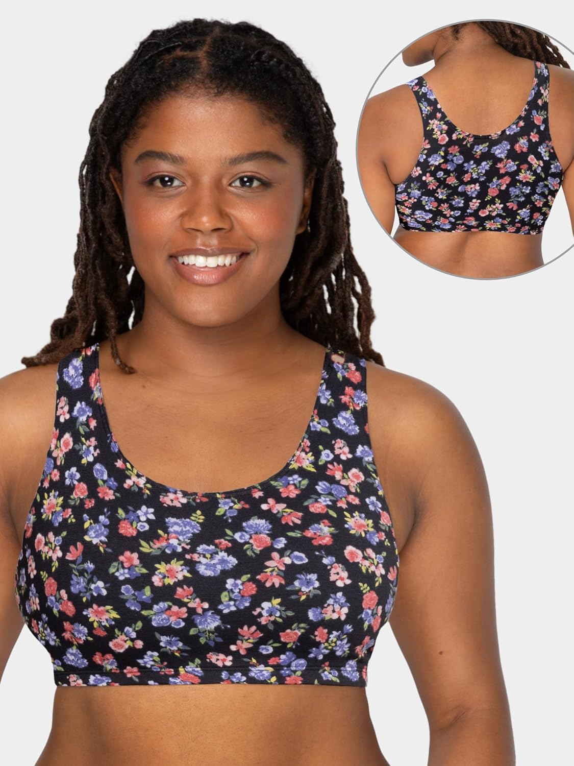 Fruit of The Loom Women's Multi-Pack Tank Top Style Sports Bra - Image 2