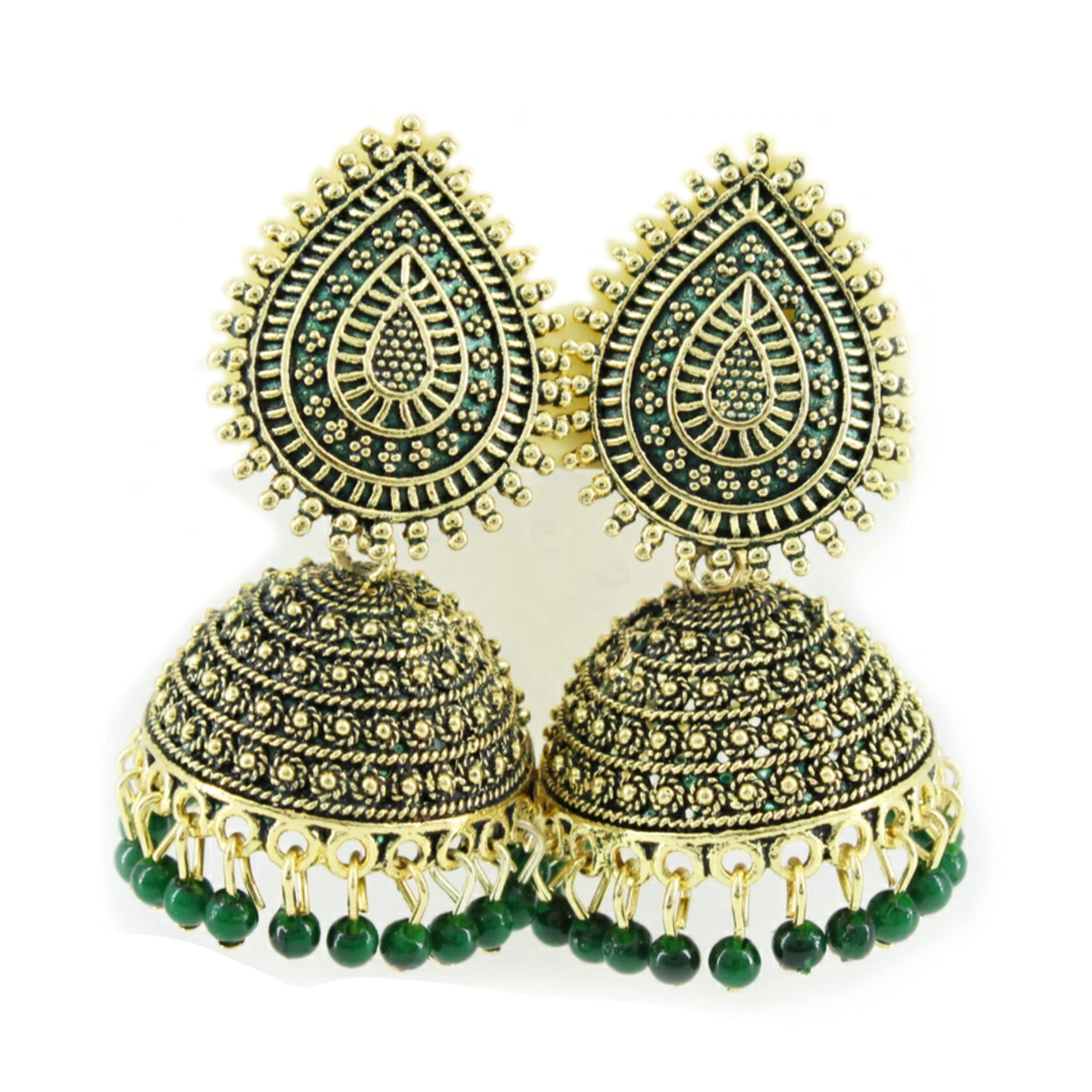 See full amazon price history chart for GREEN and GOLDEN colour Stylish Traditional Jhumki Earrings For Women & Girls/colourful jhumka earring set/wedding earring set GREEN and GOLDEN colour Stylish Traditional Jhumki Earrings For Women & Girls/colourful jhumka earring set/wedding earring set (B09N9HCF77) Amazon Price History, Amazon Price Tracker