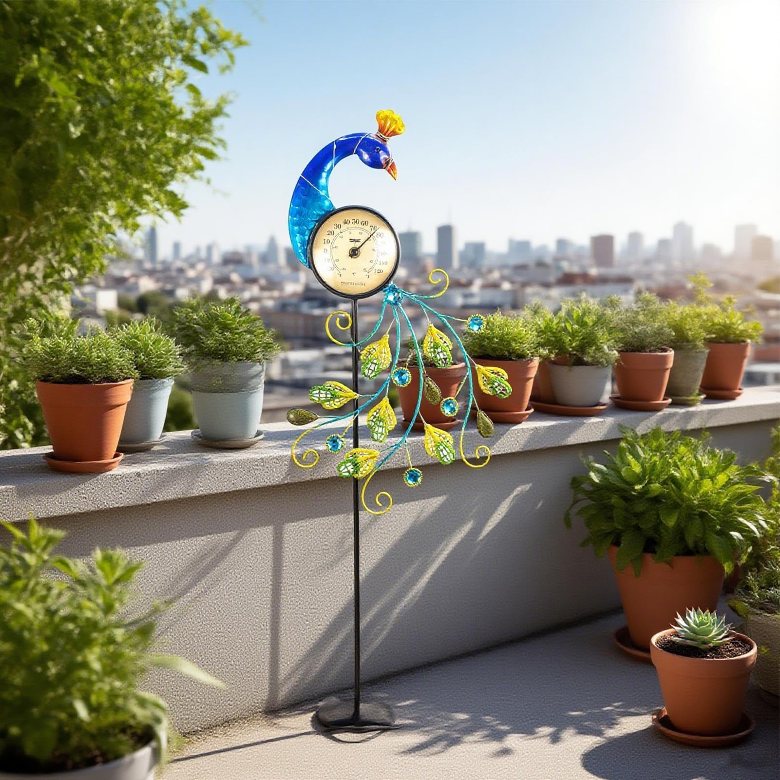 Lampy Solarne Zewnętrzne Oświetlenie LED odporne na warunki atmosferyczne | Lampki LED na Palikach Wbijane w Ziemię Do zastosowania na balkonie, trawniku, ścieżkach, chodnikach, dziedzińcu, ganku