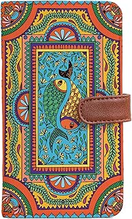 Wallet for Woman | Vegan Leather Passport Wallet for Women | Bi-Fold Long Purse for Women Wallet, Birthday Gifts for Women, Passport Holder | Tradition in Motion (Modern Madhubani) - 66% OFF Deal at ₹999 on Amazon | Valzo