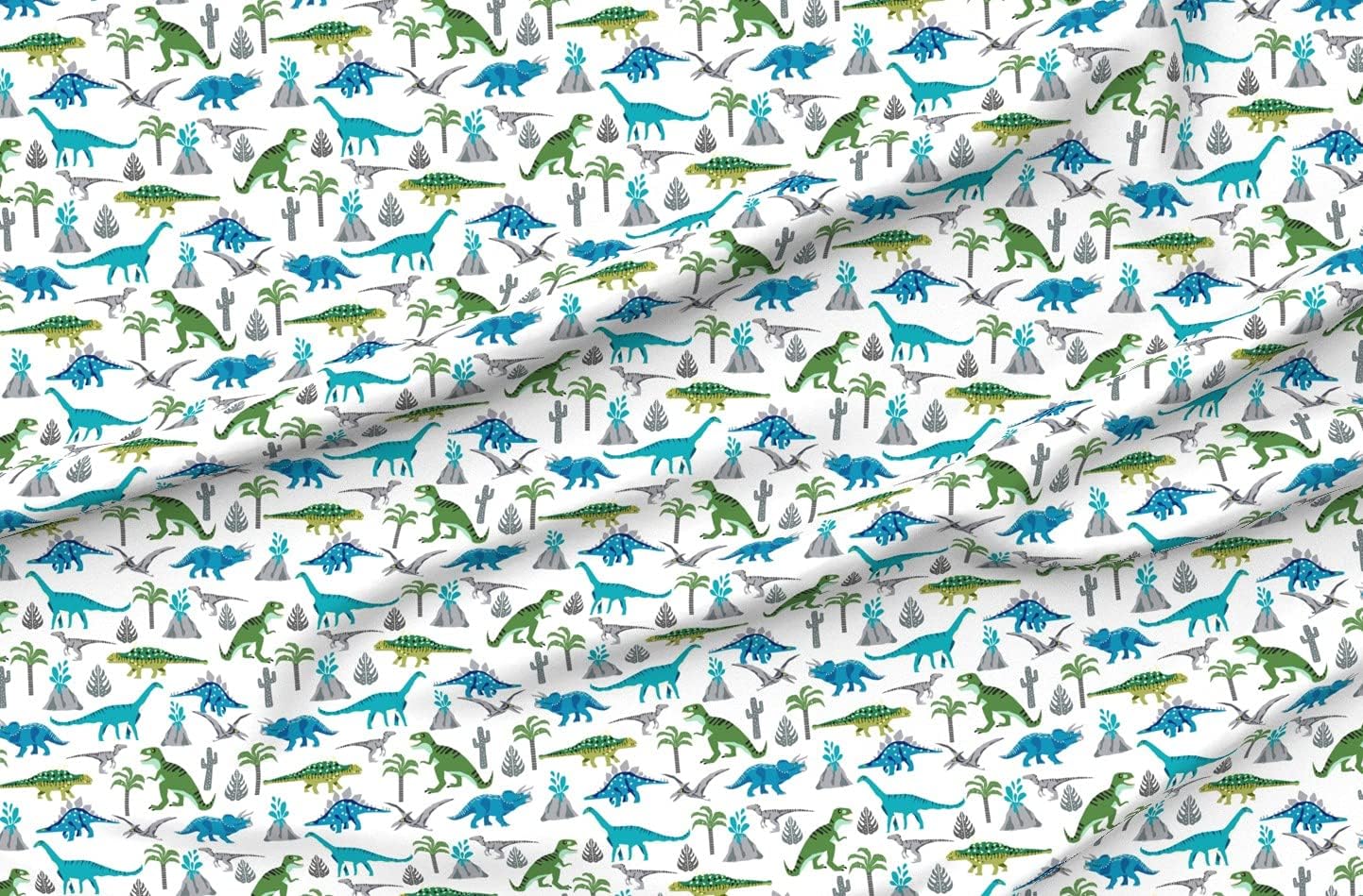 Spoonflower Fabric - Dino Quilt Coordinate Dinosaur Nursery Cheater Dinosaurs Boys Decor Printed on Minky Fabric by The Yard - Sewing Baby Blankets Quilt Backing Plush