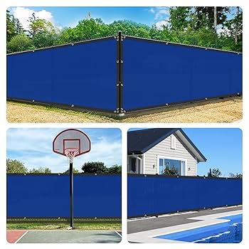 【BLUE ELEPHANT】 25SS FENCE (5COLORS) Amazon.com : Bynbbur 8' x 50' Blue Privacy Fence Screen Net
