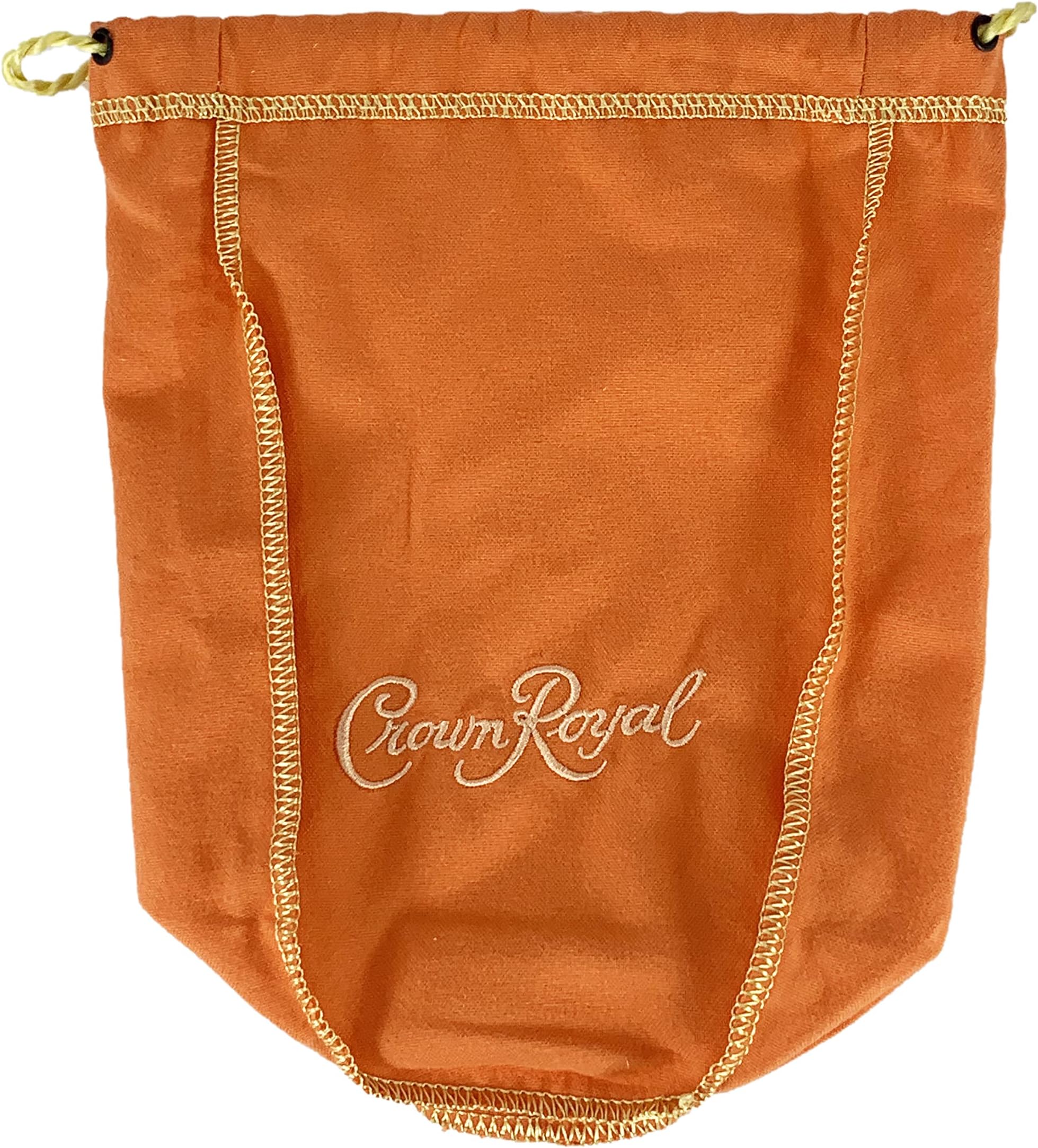 Orange Bag w/Drawstring - Perfect for Storage Gift Bags Shiftboot Carrying Dice or Games Felt Fabric for Sewing - from Peach Bottles