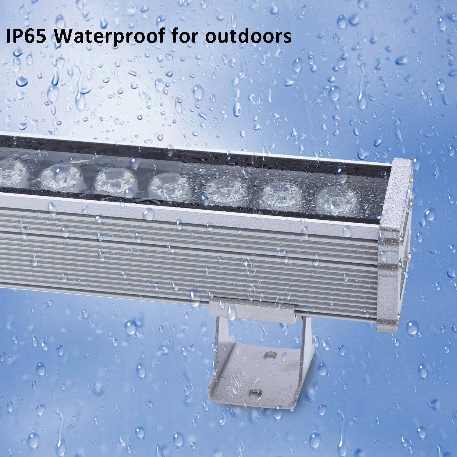 JSN&PC LED Wall Washer 36W IP65 Waterproof Outdoor Light for Advertising Boards, Billboard,Building Commercial Lighting (Warm White 3000-3200K)