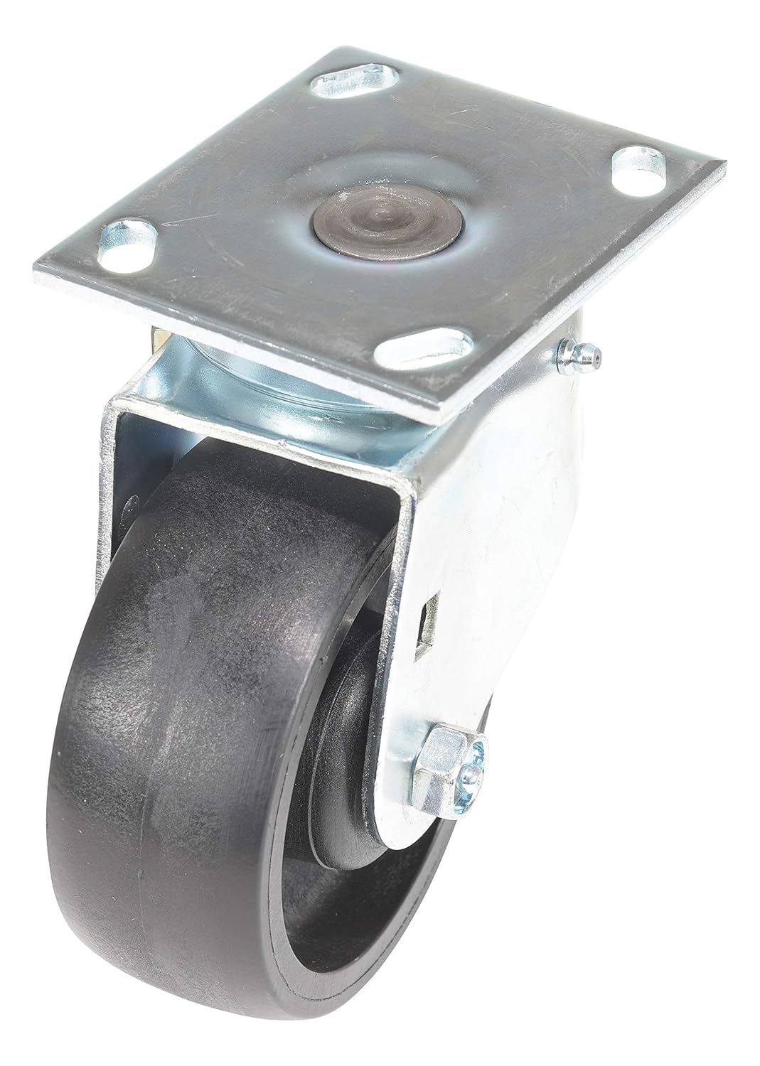 Vestil CST-HLD-5X2GFN-S Light Duty Glass Filled Nylon Swivel Caster 5 In. Diameter x 2 In. Width 1200 Lb. Capacity Black