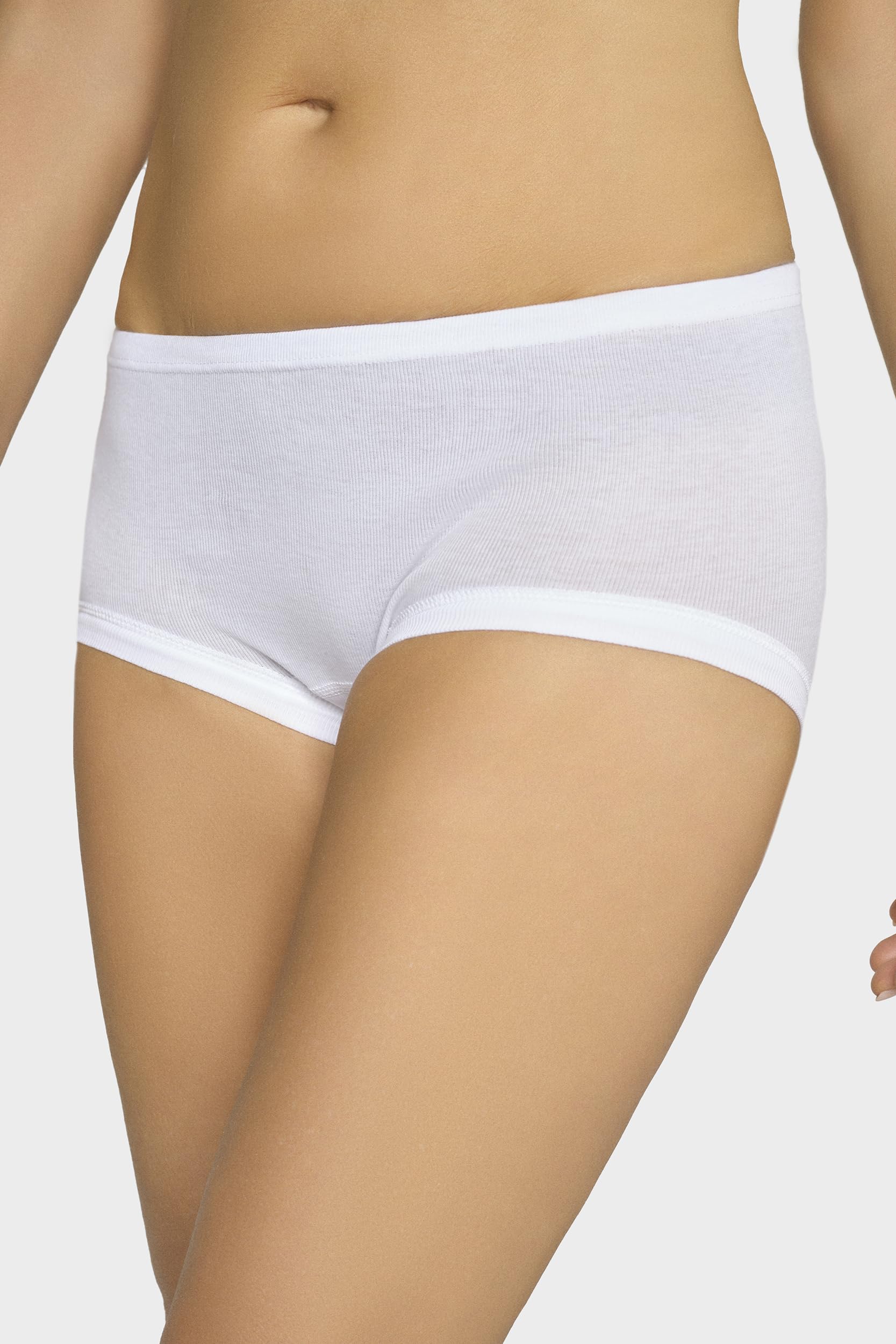 Conta Taillenslip 5er Spar-Pack, Slip für perfekte Bequemlichkeit, Klassische Damenwäsche, Slip aus 100% Baumwolle, weiß | 38/S - 62/10XL