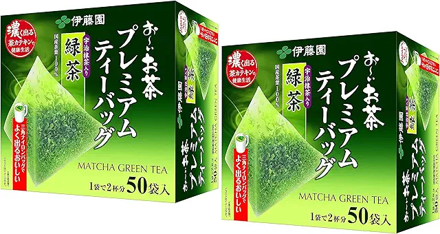 Itoen Premium Matcha Green Tea with Uji Matcha - 100 Tea Bags