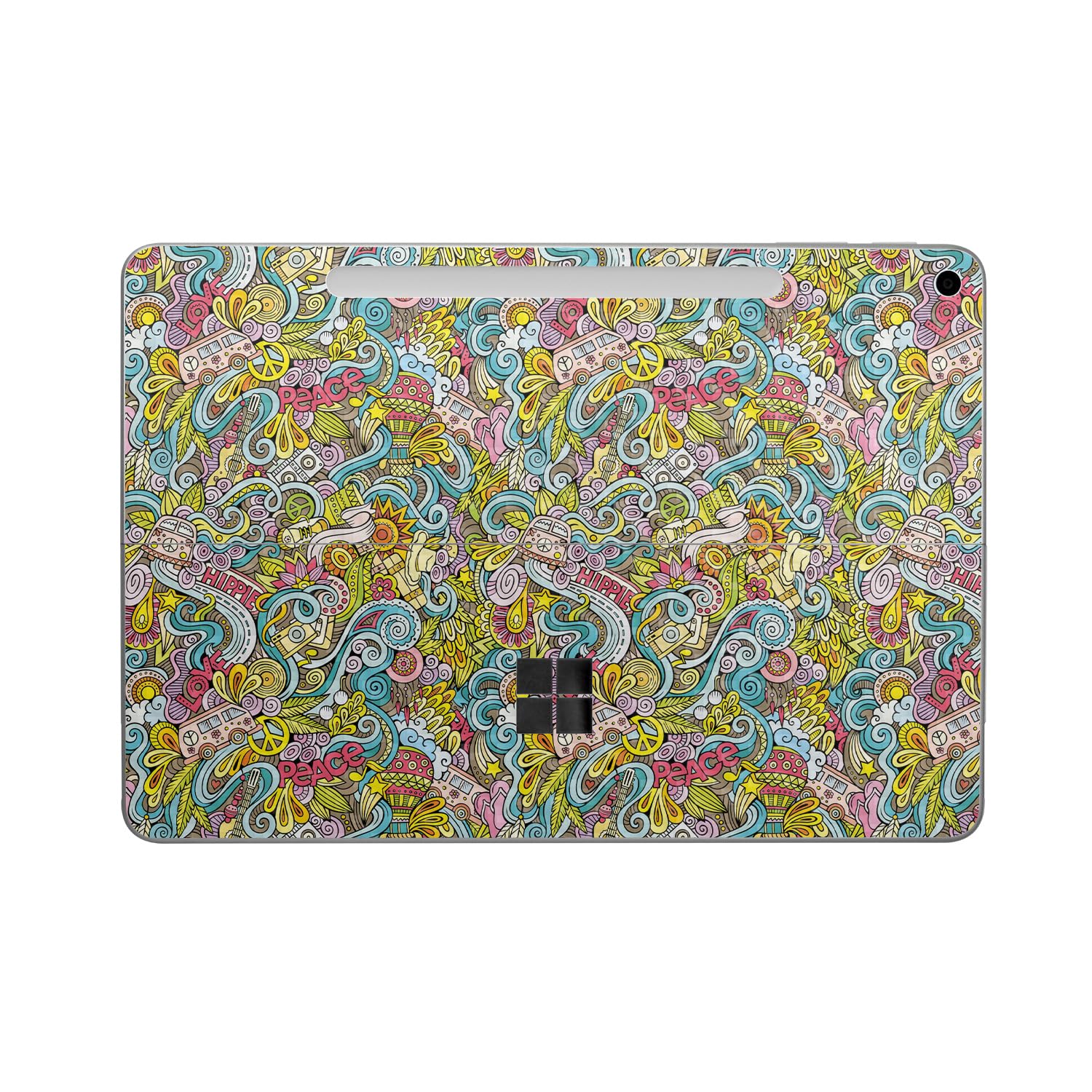Carbon Fiber Tablet Skin Compatible with Microsoft Surface Pro 12" (2025) - Ultra Hippie - Premium 3M Vinyl Protective Wrap Decal Cover - Easy to Apply | Crafted in The USA by MightySkins