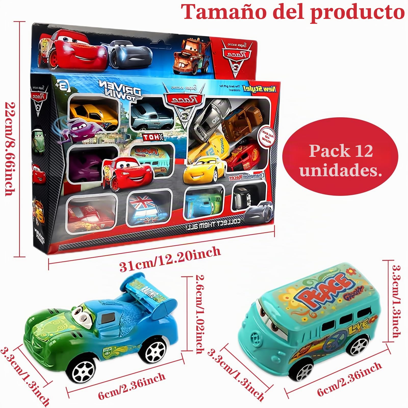 Juguetes de plástico para niños sobre fondo rojo, formas geométricas y Juguetes de plástico para niños sobre fondo rojo, formas geométricas y