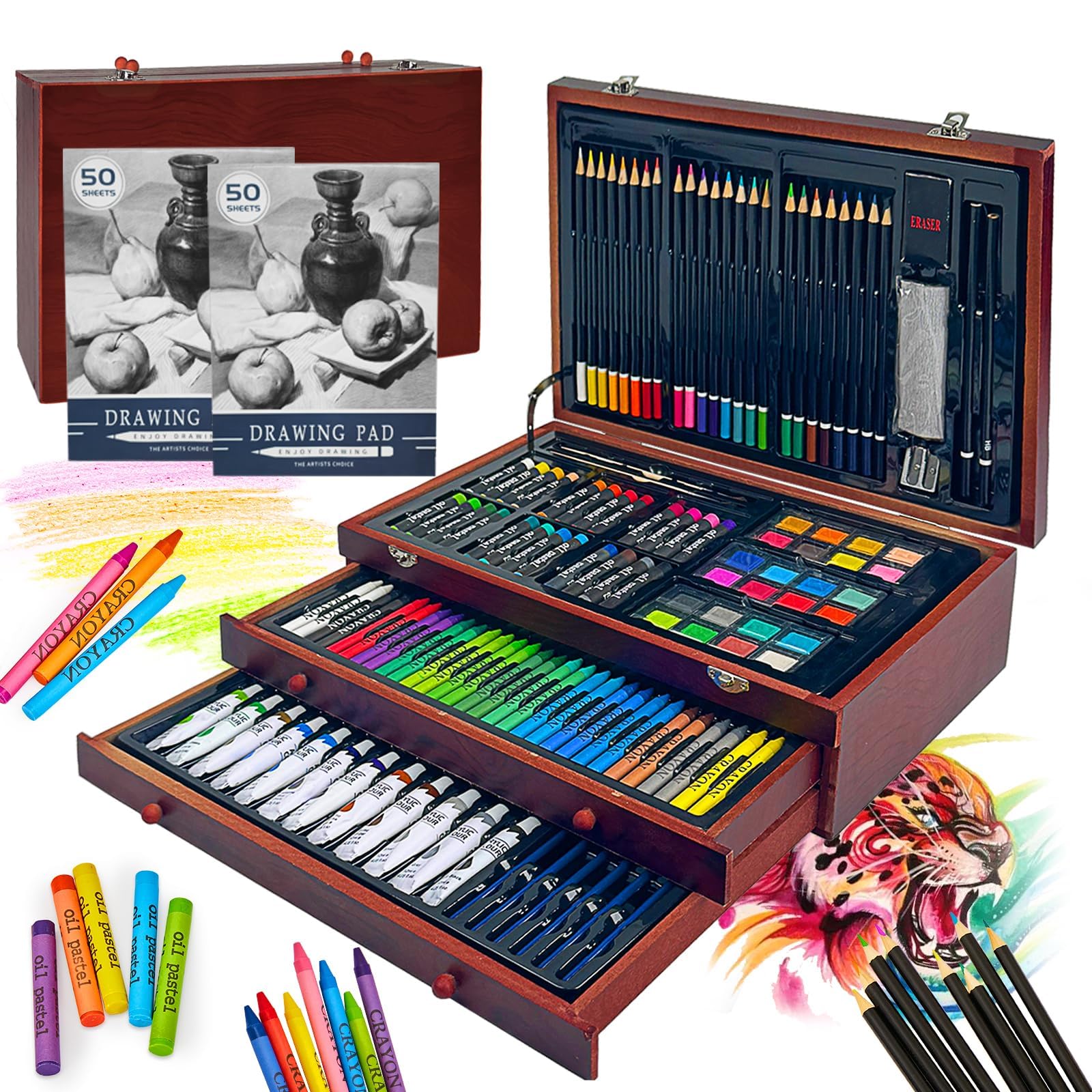 KINSPORY 146 pezzi valigetta colori bambina — immagine 8 di 9