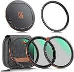 K&F CONCEPT Nano-X 82mm CPL+ND2-32+Black Diffusion 1/4 Magnetic kit, True Colors 28-Layer Coating, Hard Stop ND Filter, Optical Glass, Detachable Combination for Photography & Videography | 1s Swap Pack of 5 Filters + Magnetic Base Ring + Lens Cap Ki
