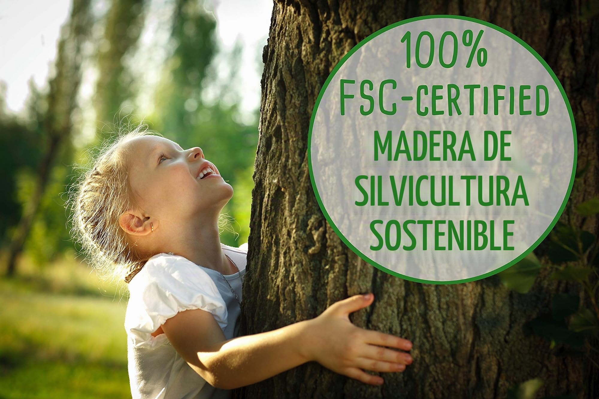 Small Foot 11162 Topo de banco, 100% certificado FSC, juguetes de madera a partir de los 18 meses