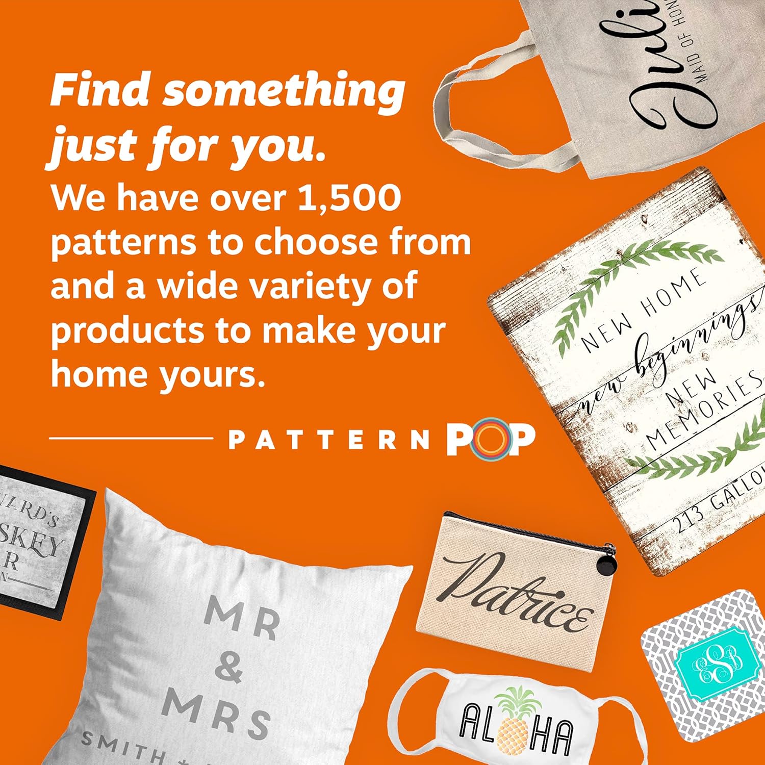 Pattern Pop - Personalized Fall Throw Pillow Covers - Set of Three - Autumn/Thanksgiving Decorative Pillow Covers - Two 17” x 17” and One 11” x 22” Pillow Covers - Autumn Harvest (Linen)