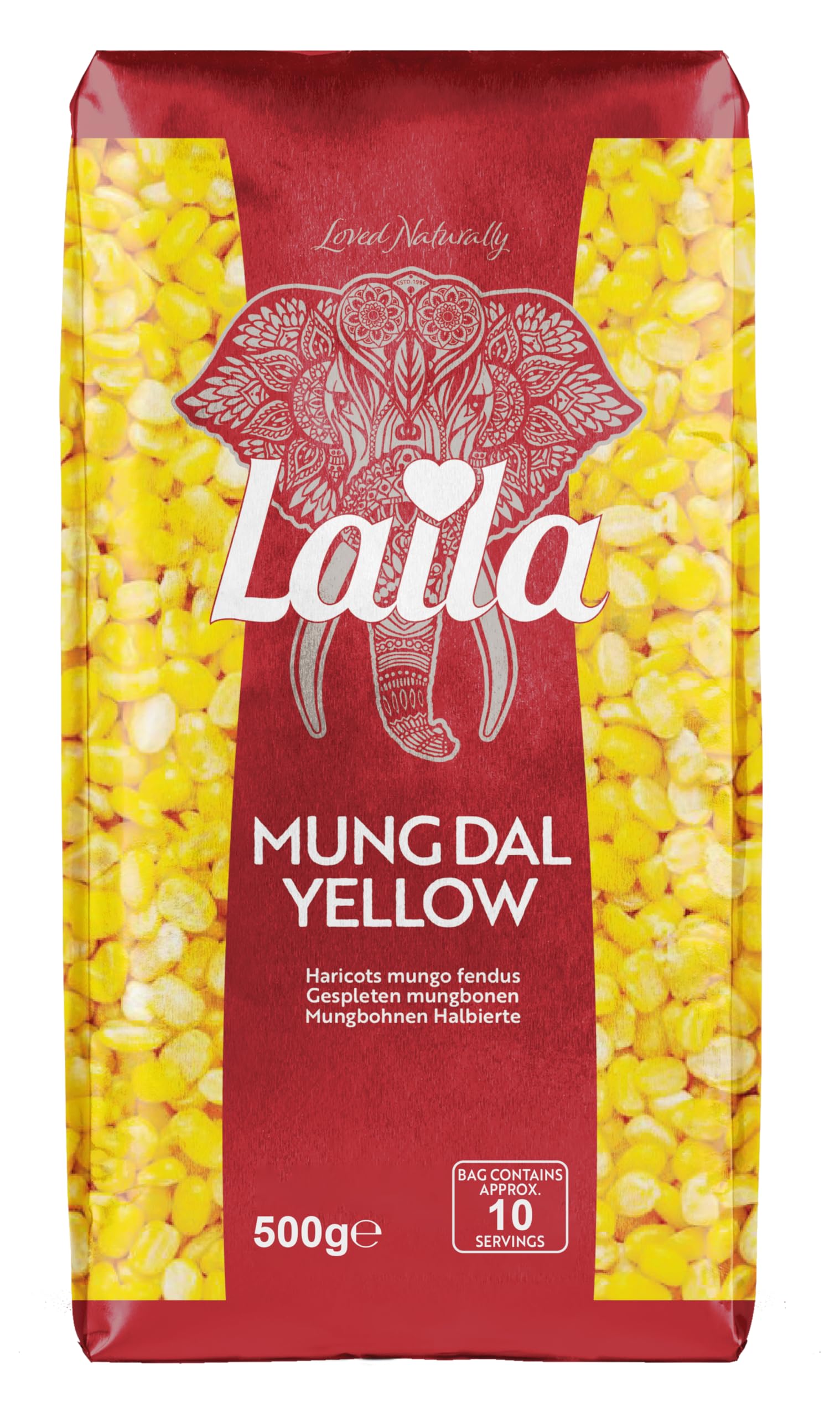 Laila Mung Dal 500 g (Case of 8)
