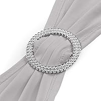 Vista 168 de MDS - Paquete de 50 bandas elásticas de elastano para silla, lazos elásticos para sillas con hebilla deslizante, ajuste universal para bodas, Acción