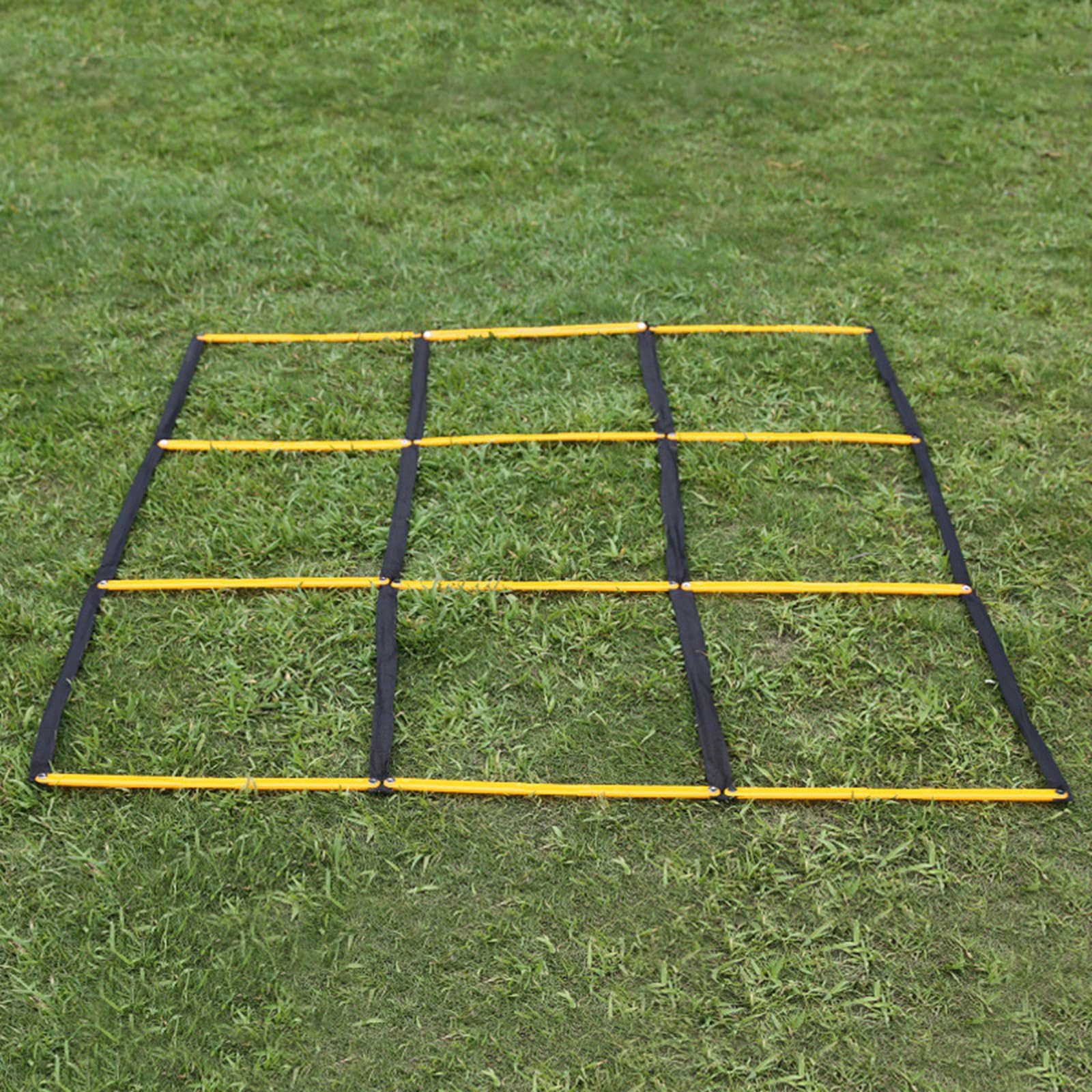 Scaletta sportiva in nylon rinforzato con pioli antiscivolo per calcio, basket, boxe, allenamento, strumento multifunzionale