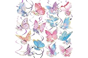Whaline 70Pcs Butterfly Party Decorations