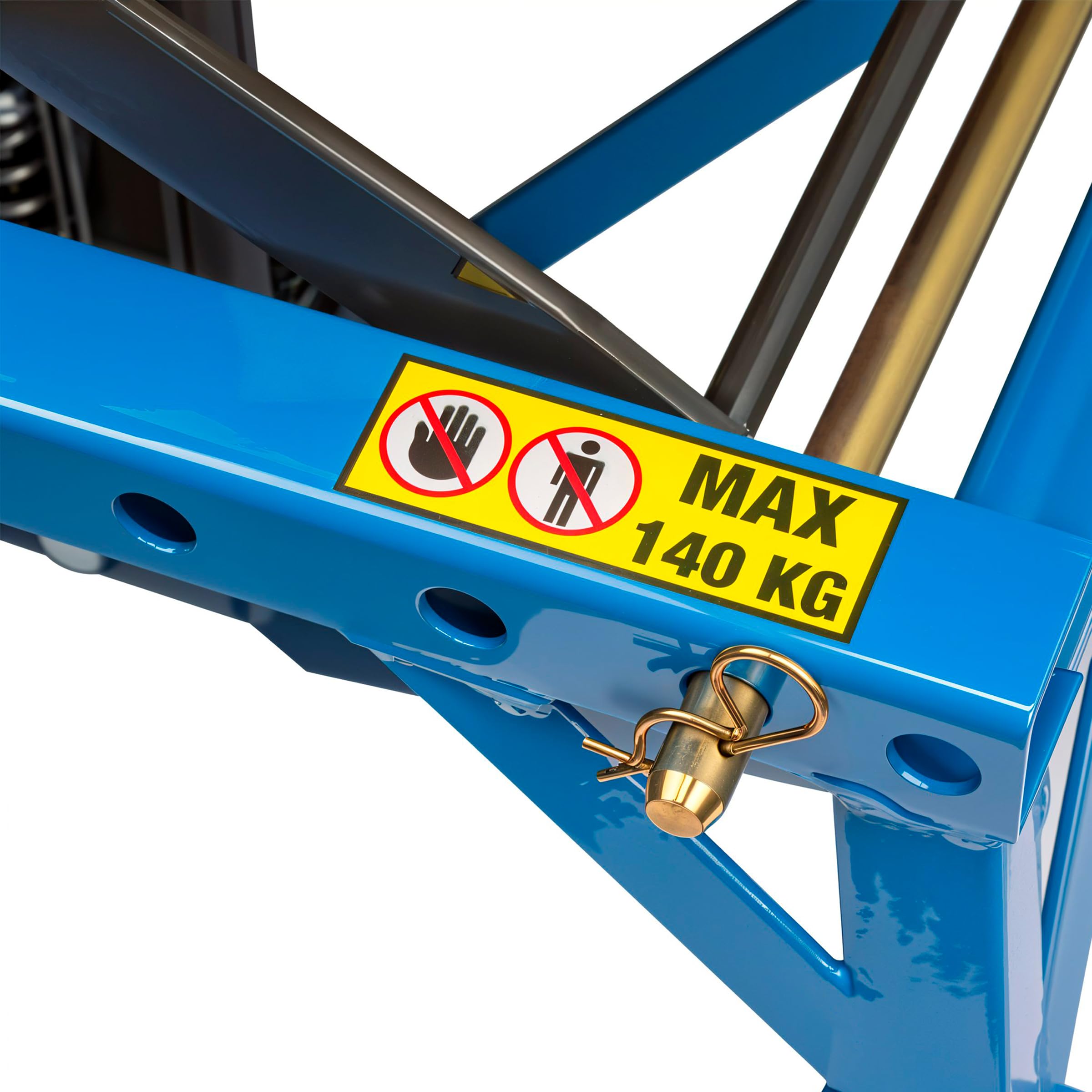 STIX Sollevatore idraulico per moto, 140 kg, con ruote SRM-01, altezza regolabile da 350 a 870 mm, per moto, quad, ATV, tavolo di sollevamento mobile