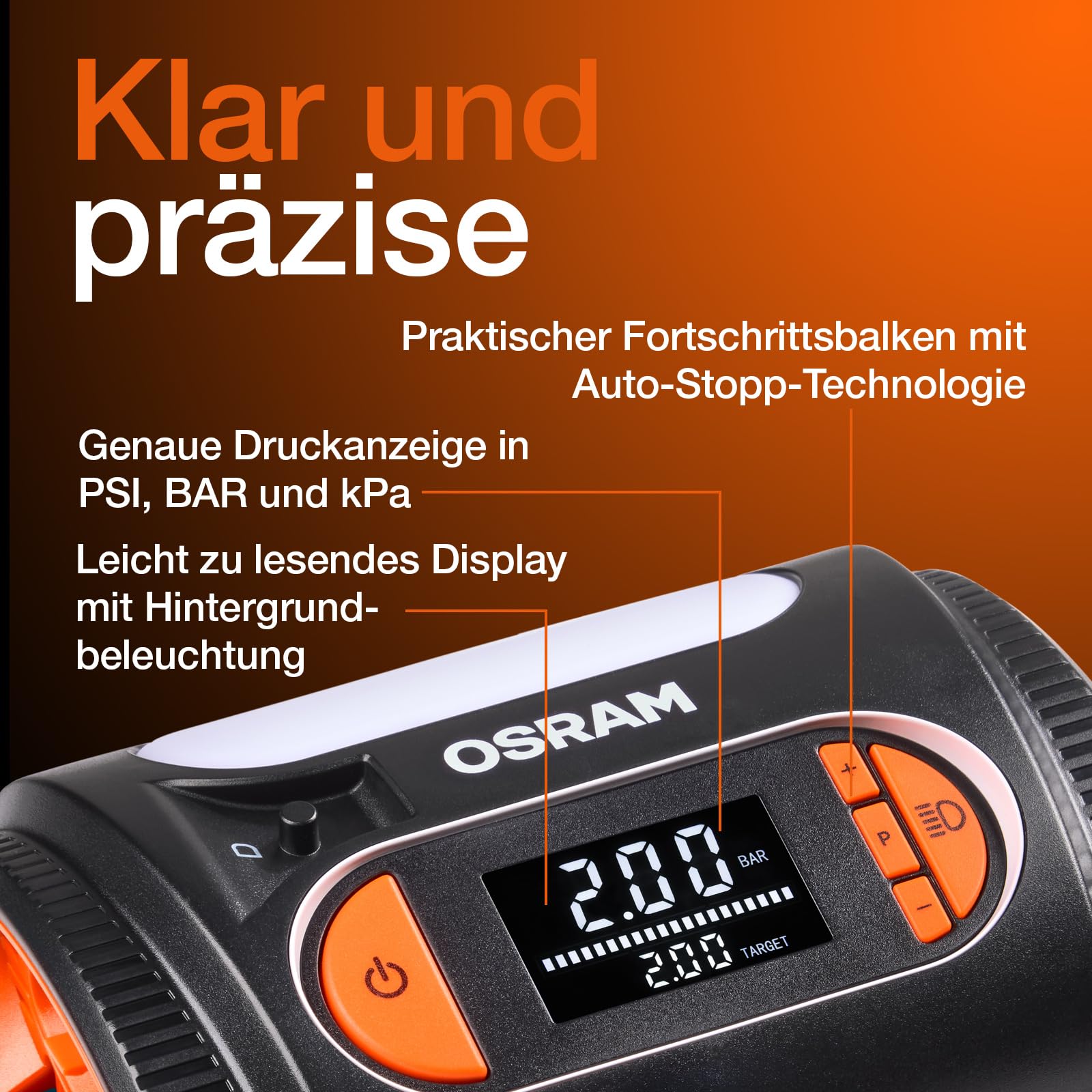 OSRAM OTI2120 Reifendruckprüfer