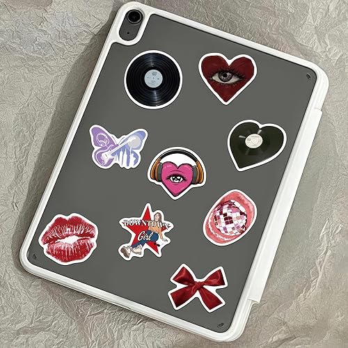 Miniatura 3 de Calcomanías de anime para niña, lindas 60 calcomanías de lavanda, calcomanías estéticas moradas para niñas y niños, calcomanías botánicas kawaii