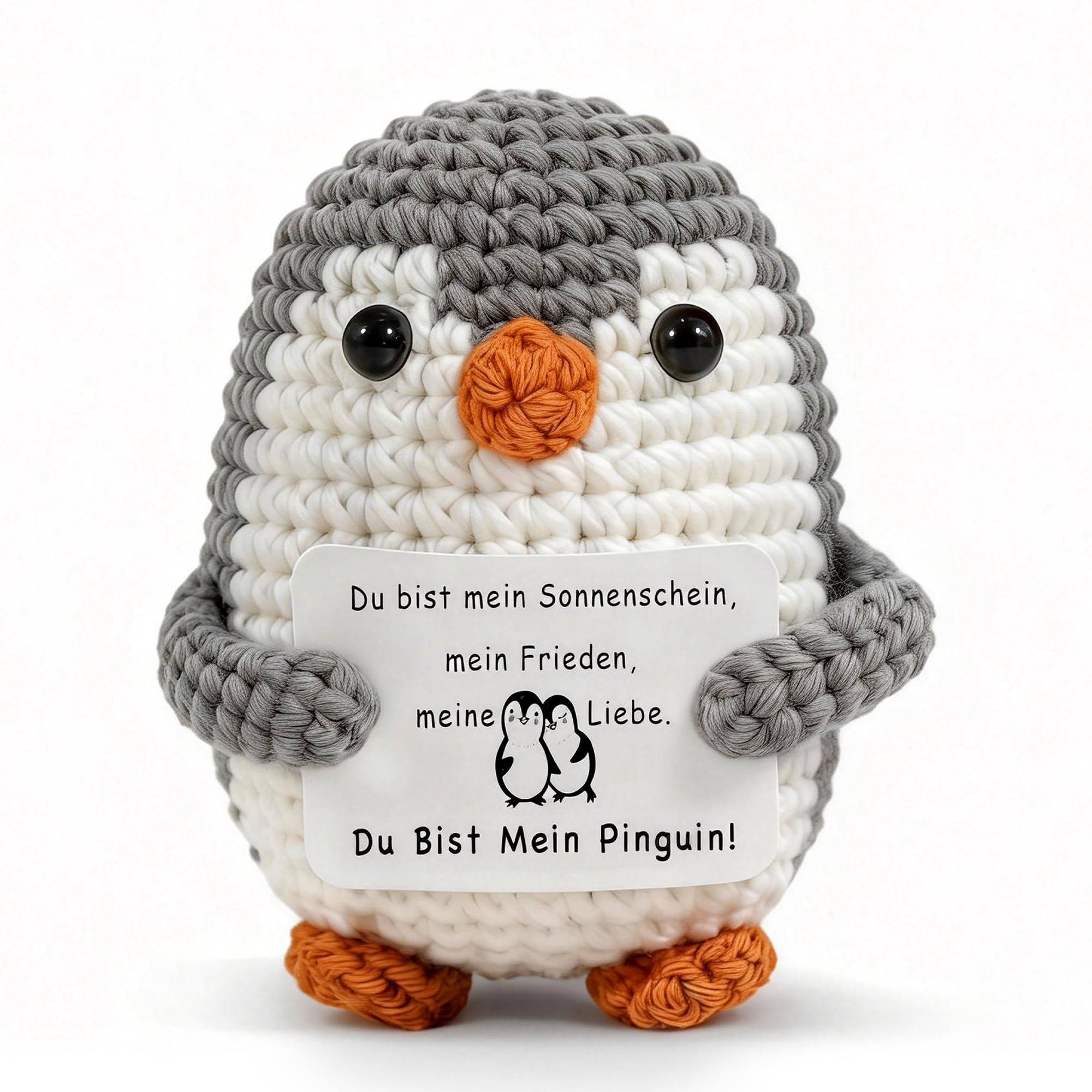 TMEINSONN Ich Liebe Dich Geschenke für Männer Frauen, Jahrestag Geschenk für Ihn Sie, Geschenk für Partner Paare Freundin Tochter, Positive Pinguin Geburtstag Valentinstag Hochzeitstag