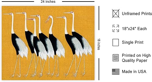 Miniatura 427 de Poster Master Póster vintage de flamenco americano, estampado retro de flamenco rosa, arte de pájaro, regalo para él, ella, amante de los animales,