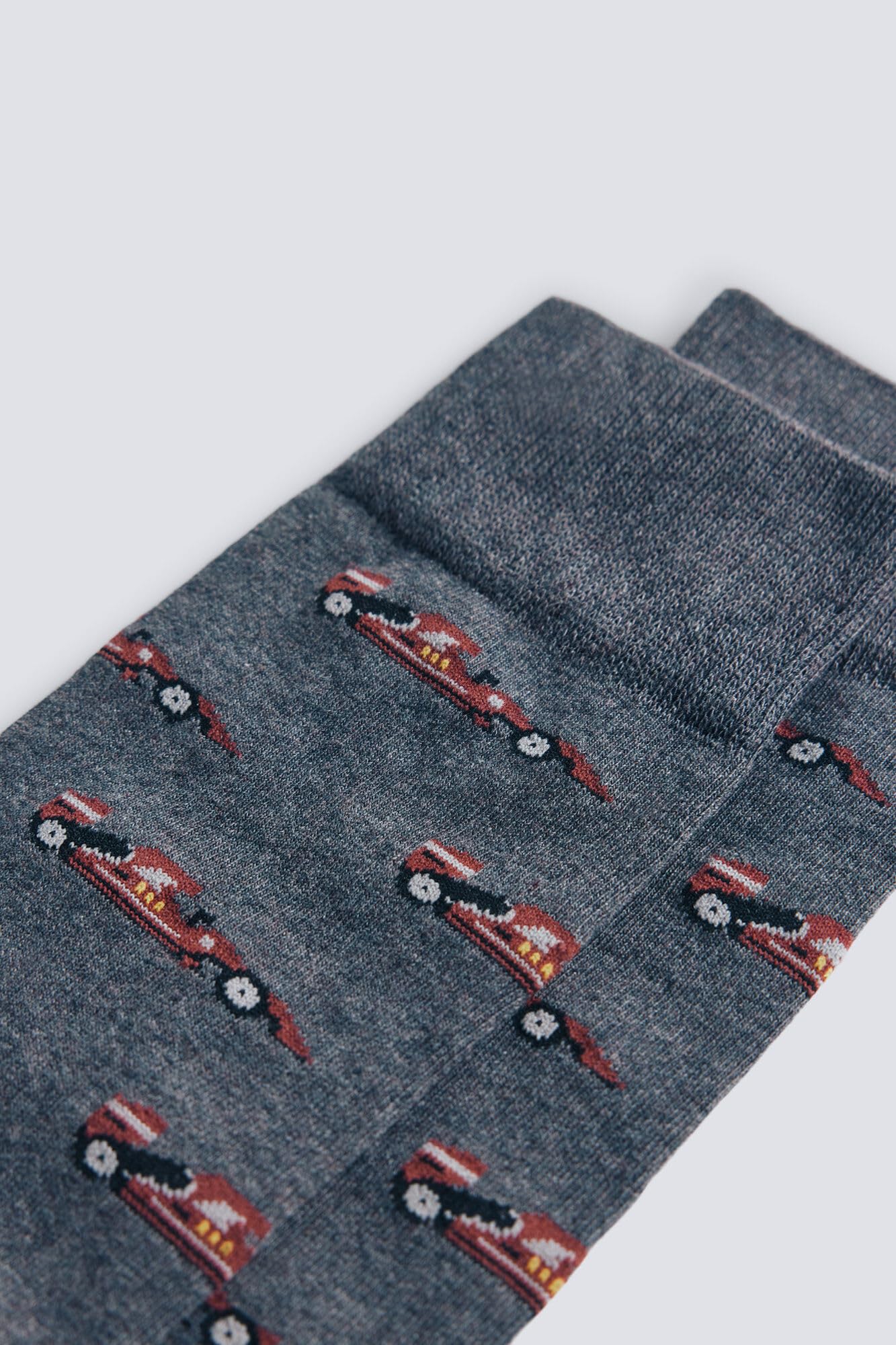 SPRINGFIELD Formula 1 Orange Cars Socks. Calcetines Estampados Hombre