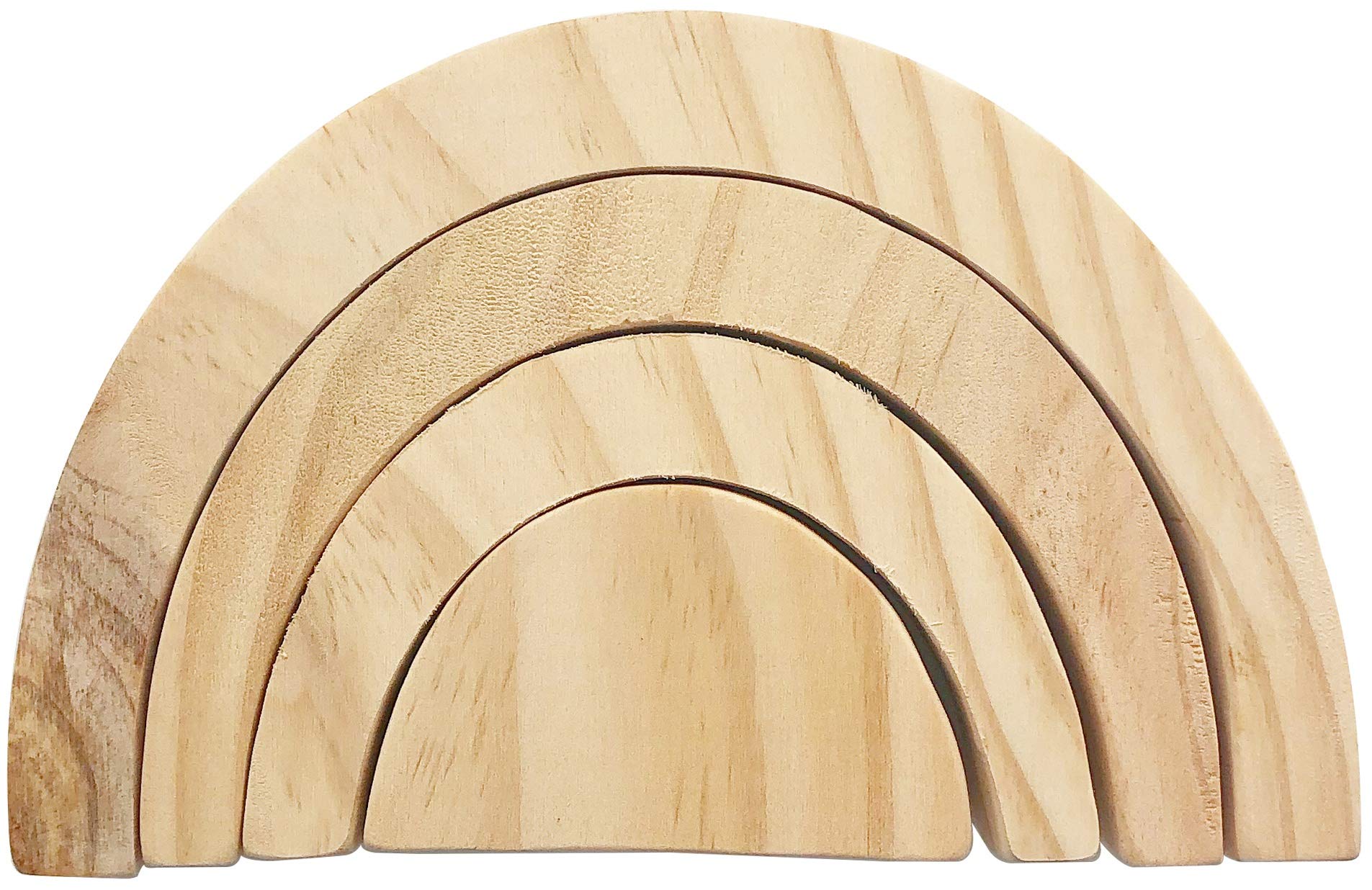 Foundations Decor Interchangeable"O" Wood Shape-Daydream Rainbows