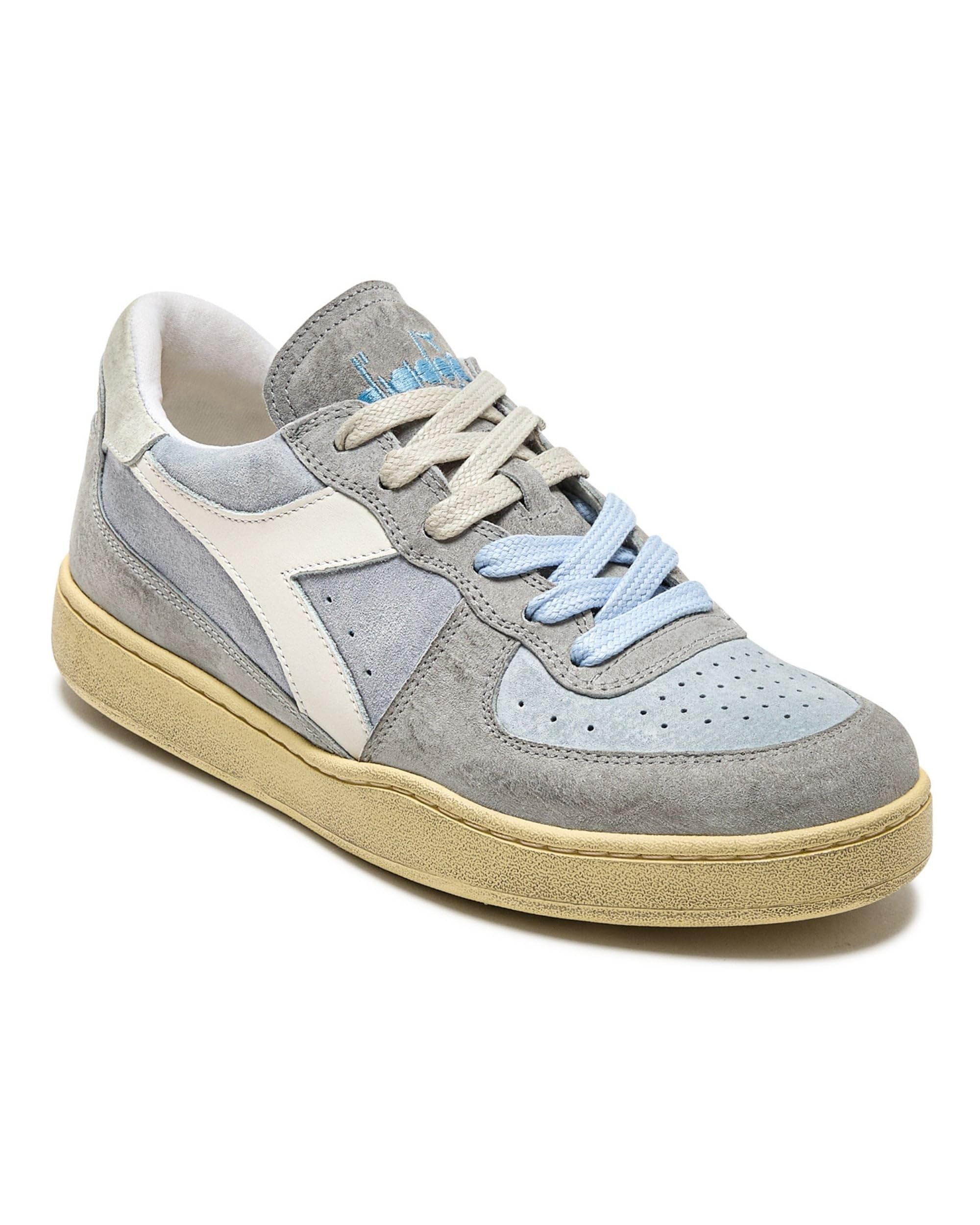 Diadora Heritage Zapatillas Mi Basket Suede Low 180912 Zapatillas Unisex Piel Azul