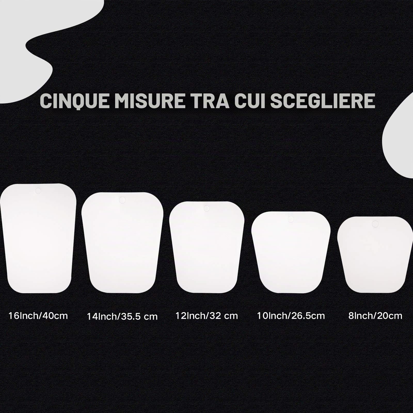 Bememo 8 Pezzi Inserti di Stivali Shape Forma Supporti di Stivali Alti per Donne e Uomini (Trasparente, 14 Pollici)