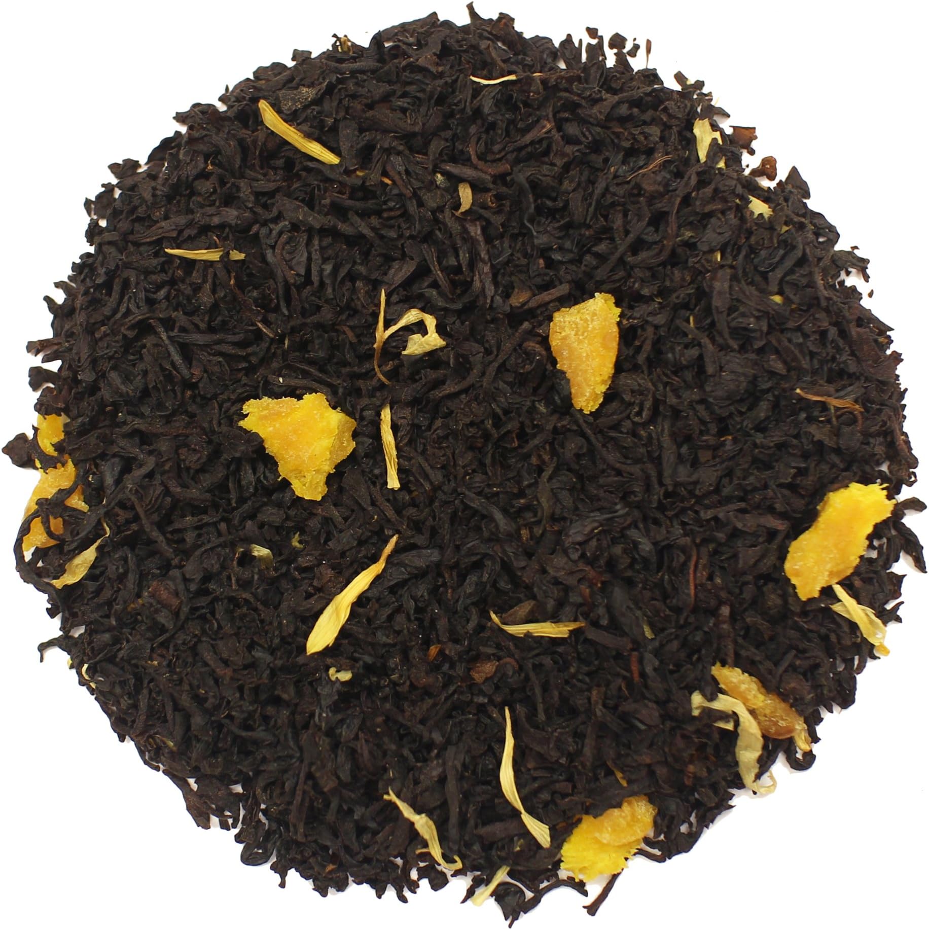 The Tea Farm - Mango Guava Black Fruit Tea - Premium Tropical Hawaiian Loose Leaf Black Tea Blend (2 Ounce Bag)