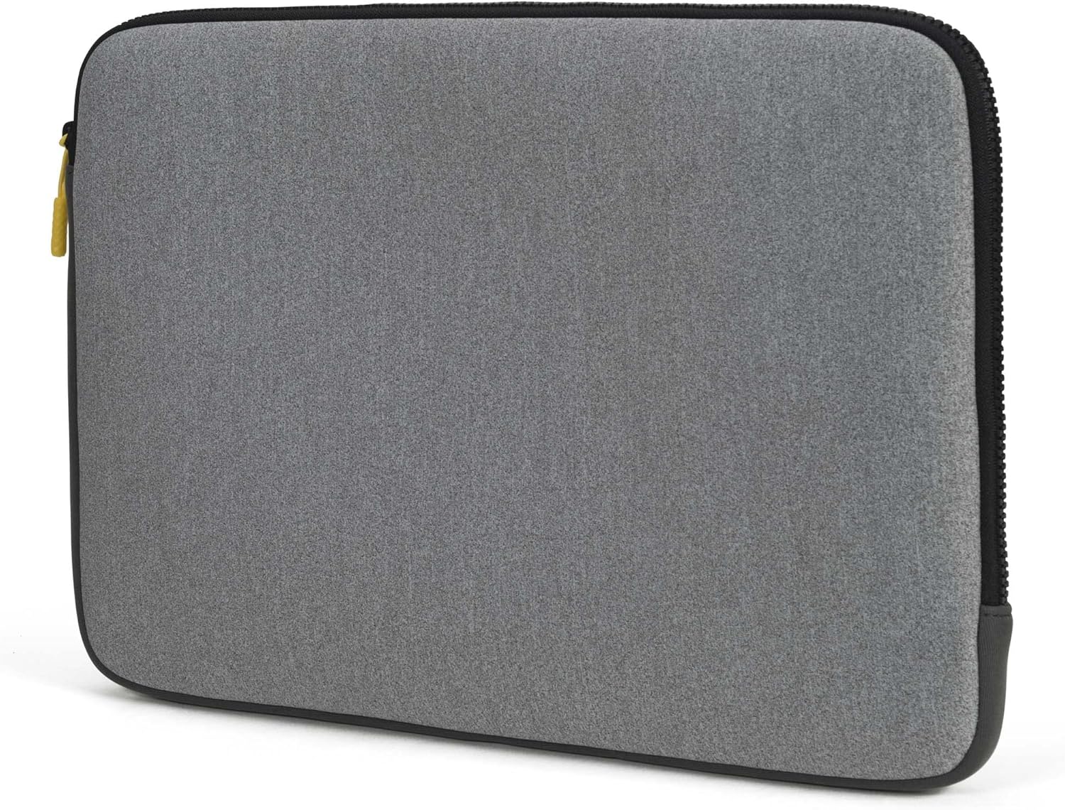 Dicota Skin Case 13-14.1 Inch Flow Laptop Notebook Computer Tablet Bag Sleeve, Stretch Neoprene Sleeve Notebook Case, Grey/Yellow