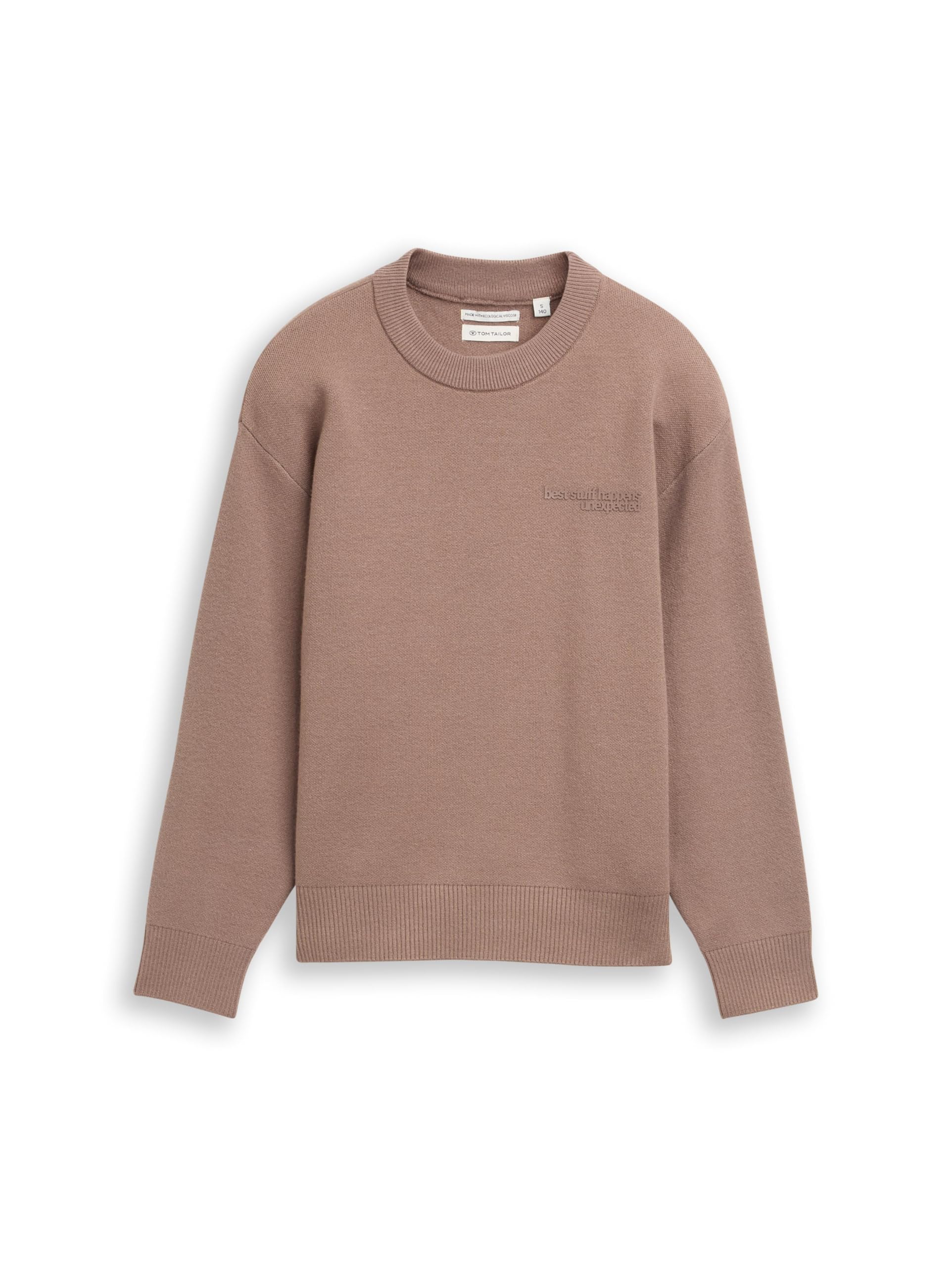 Pull-over garçon Tom Tailor, vêtement en maille classique col rond