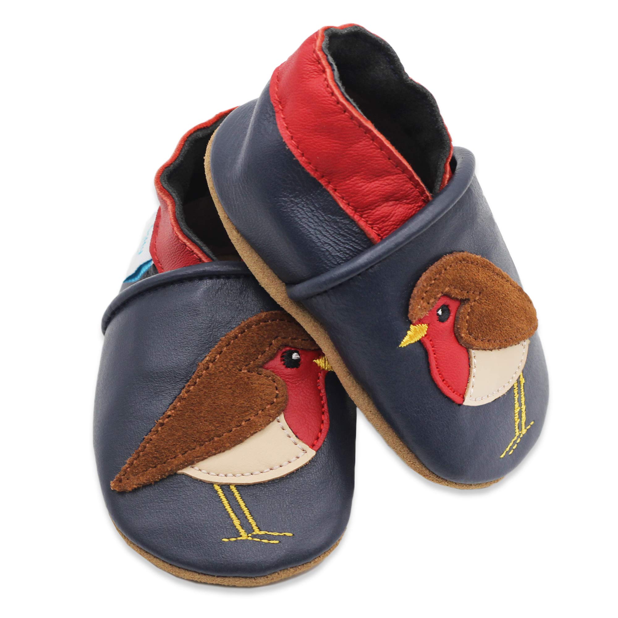 Dotty Fish Unisex Baby Unisex Babyschuhe aus WeichlederLauflernschuh - 5