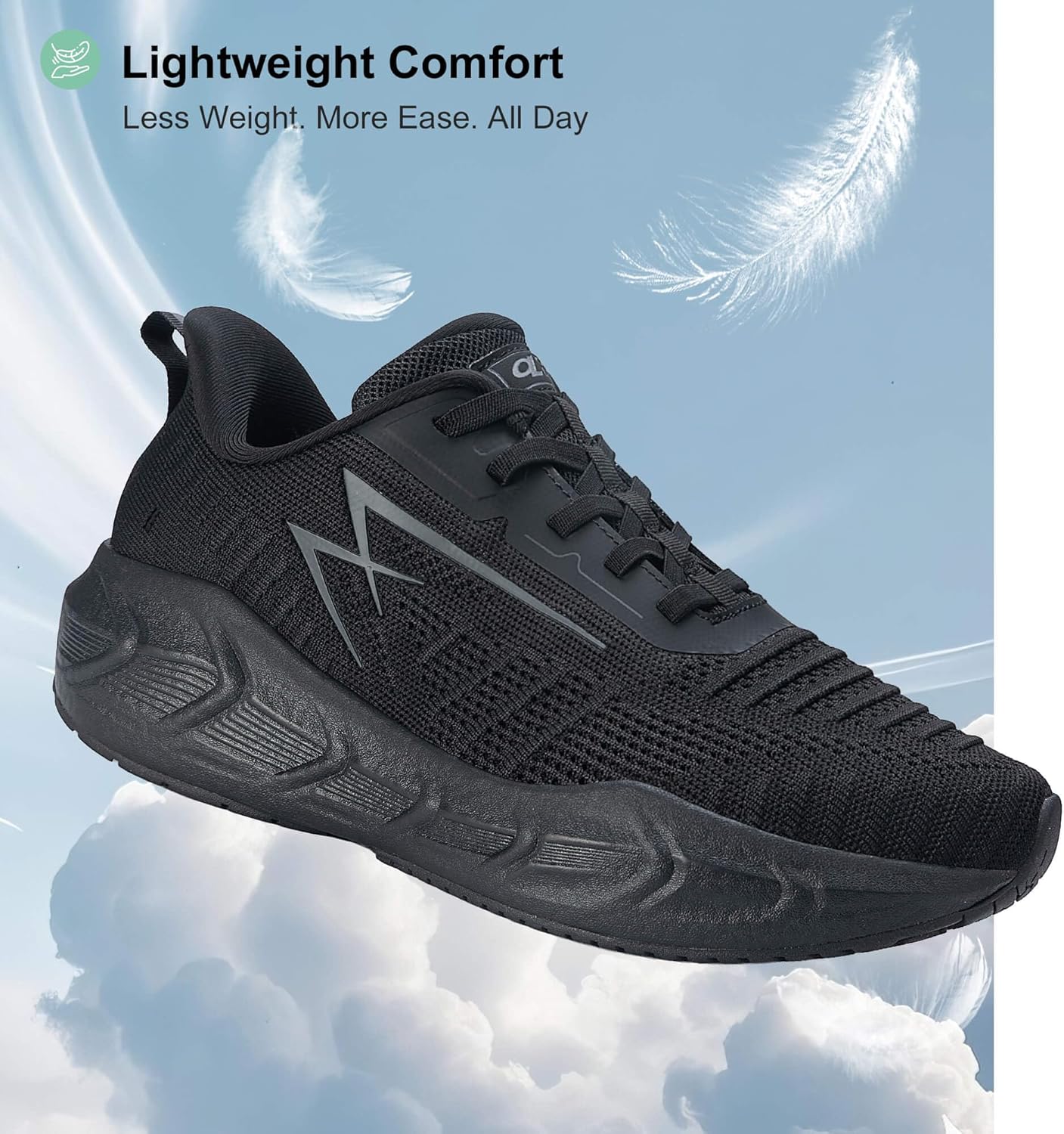 OL OUTJET LEGEND Men's Slip-On Walking Shoes Breathable Running Sneakers Hands-Free Cushion Tennis Shoes Non-Slip Gym Workout Sports Athletic Cross Training Fashion Wide Toe Sneakers - Image 8