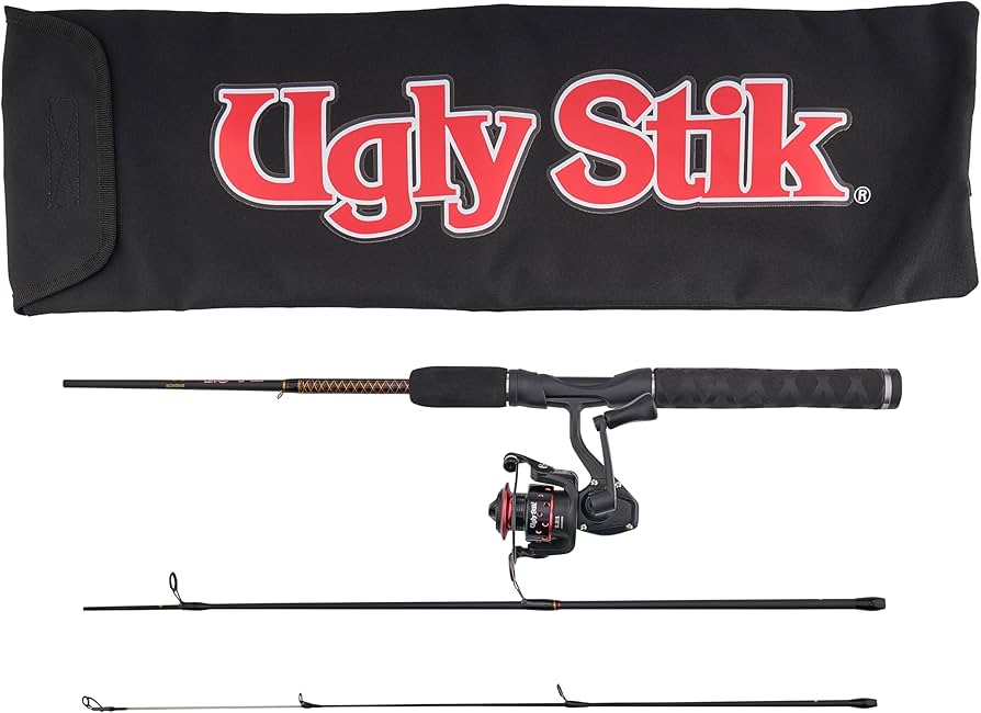超美品/レア】Ugly Stik コンパクトロッド& シマノ リール セット 超美 超美品/レア】Ugly Stik コンパクトロッド& シマノ リール セット 超美