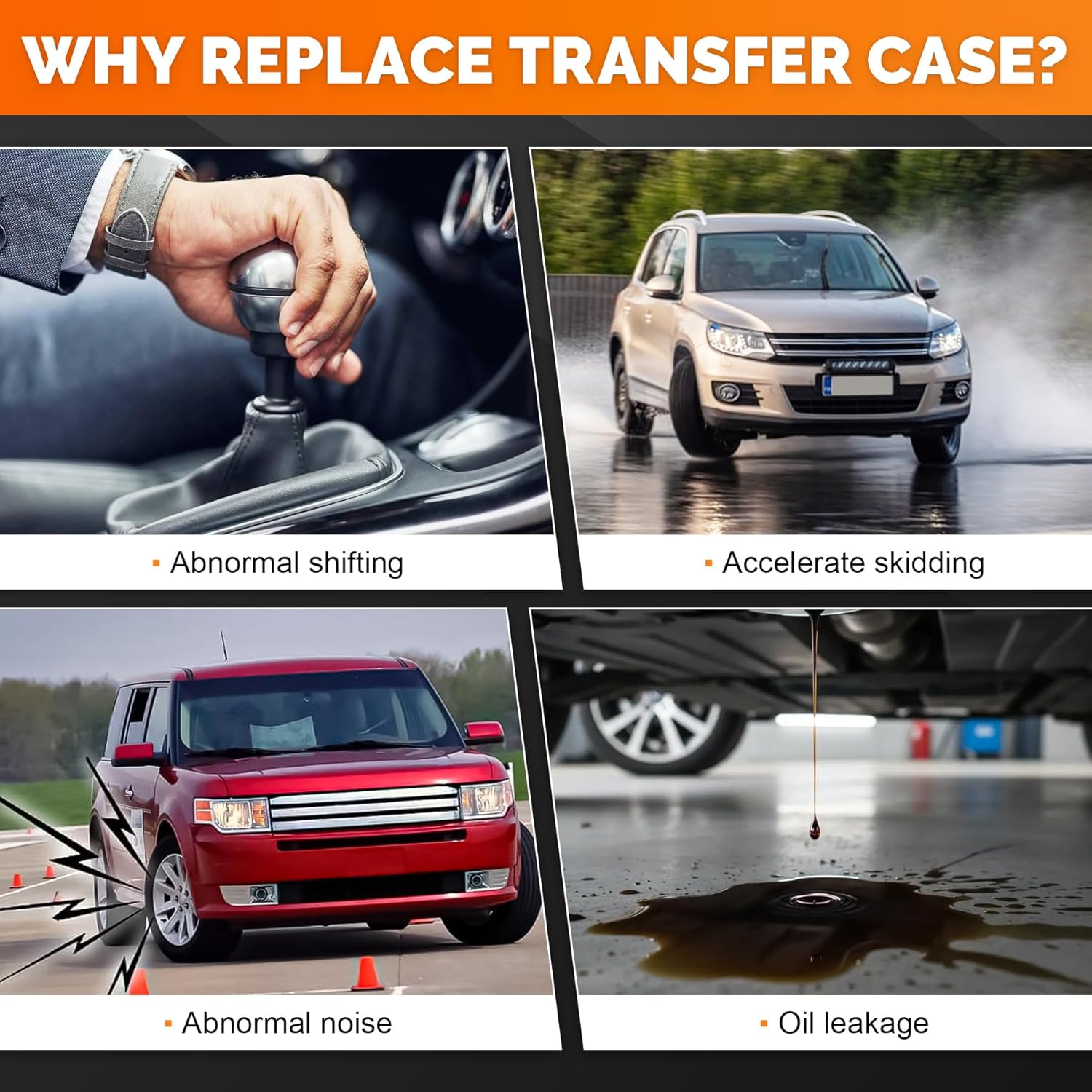 Transfer Case Assembly 33100-3KA0B Replacement for Nissan Murano 2015-2020 Pathfinder 2013-2019 Replacement for Infiniti JX35 2013 QX60 2014-2019 Replaces 41259276 331003KA0B