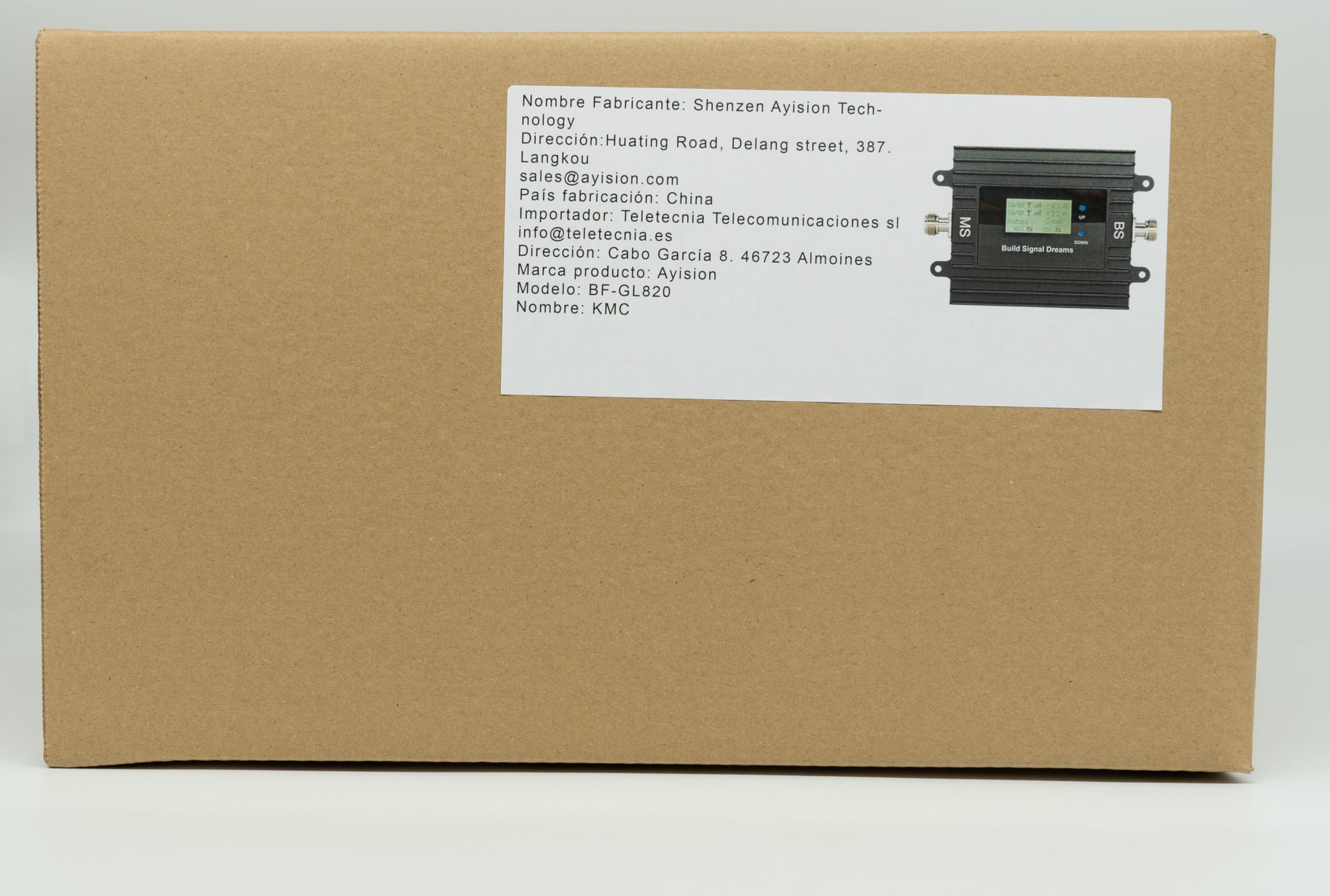 Amplificador Cobertura Voz + 4G/3G para Zonas Rurales. Nuevo Modelo. Indicado para Casas de Campo con Mala Cobertura.
