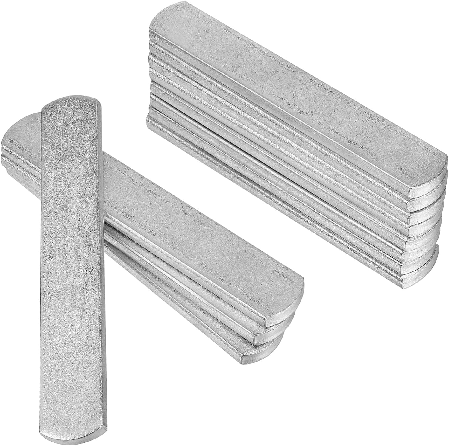 12 Pcs Steel Weighted Plates for Weight Vest Adjustable Metal Plates for Strength Training Fitness Supplies Compatible Men and Women for Workouts