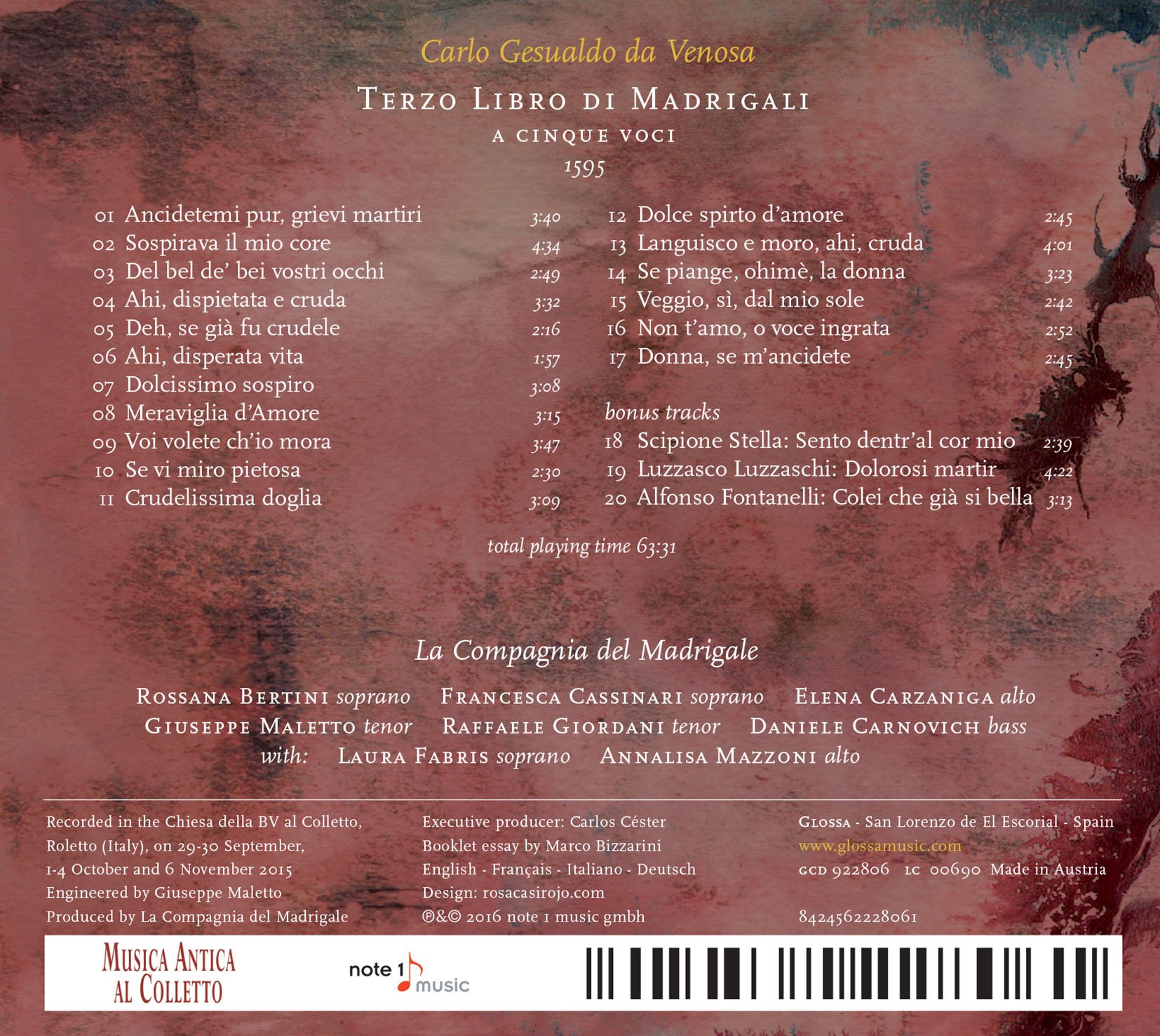 3. Madrigalbuch