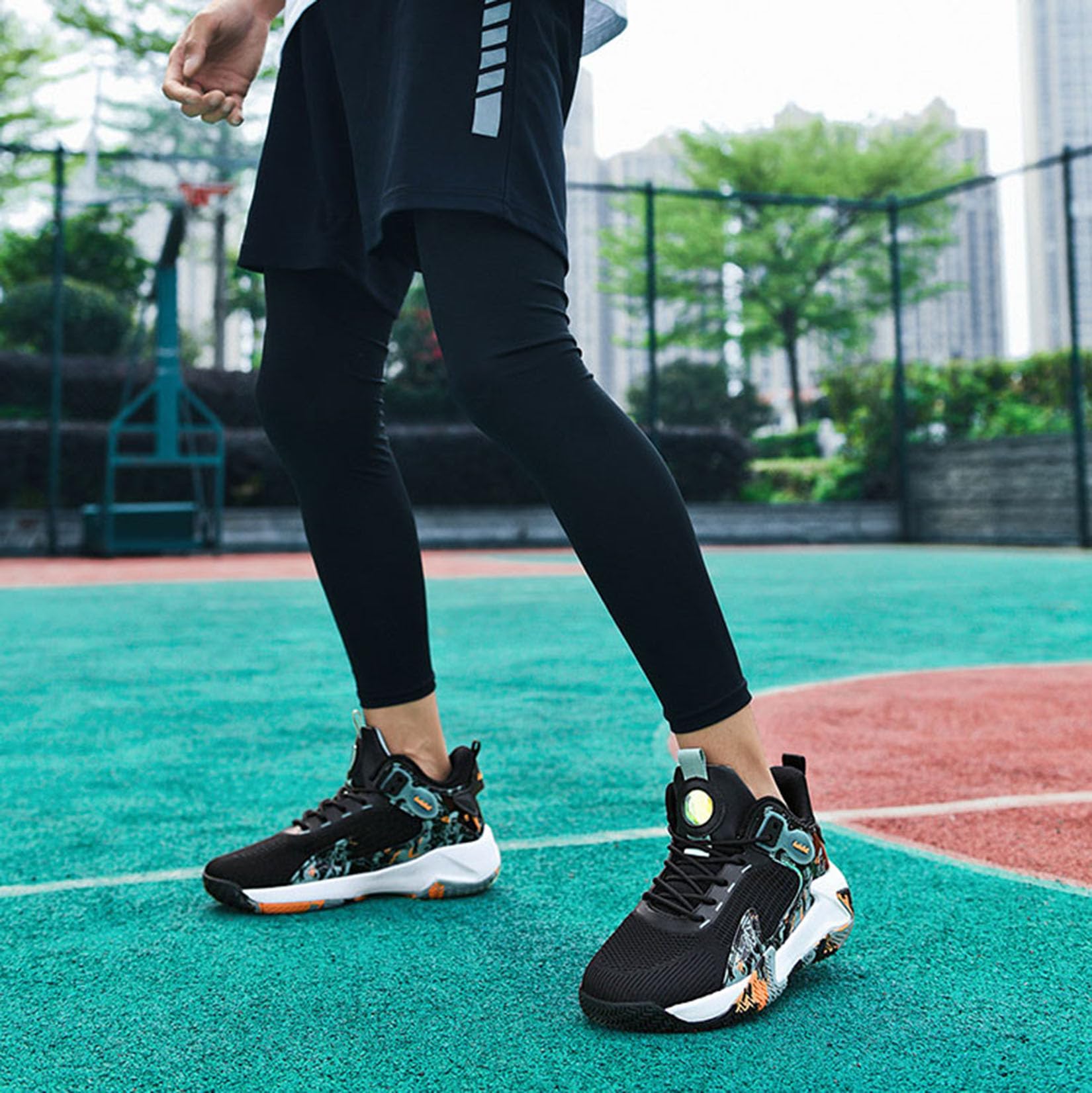 Męskie Siatkowe Buty Do Koszykówki Chłopięce Buty Sportowe Buty Treningowe Do Koszykówki Outdoor(41 EU, Q2)