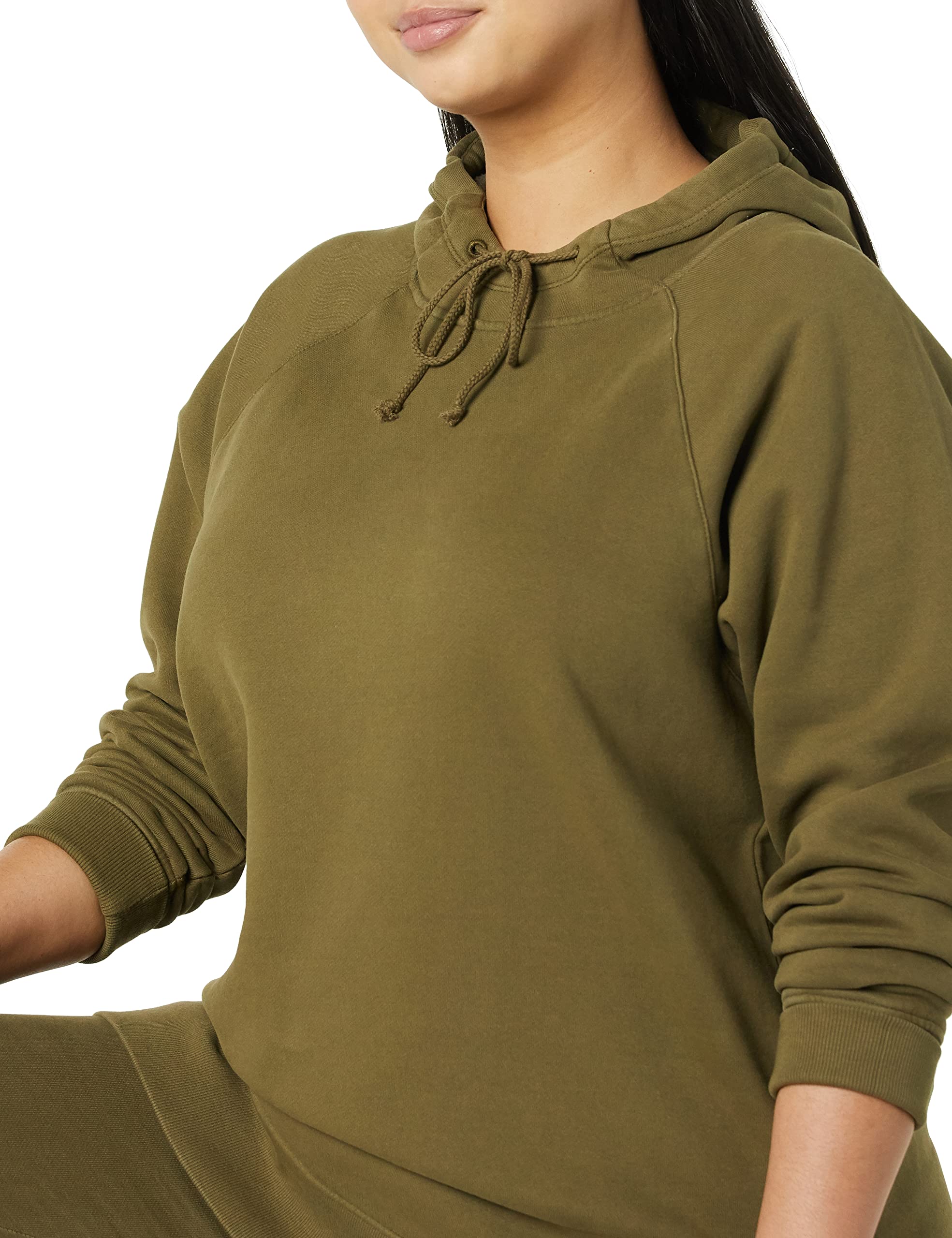 Goodthreads Felpa a Tunica con Cappuccio a Maniche Lunghe in Pile Heritage Donna